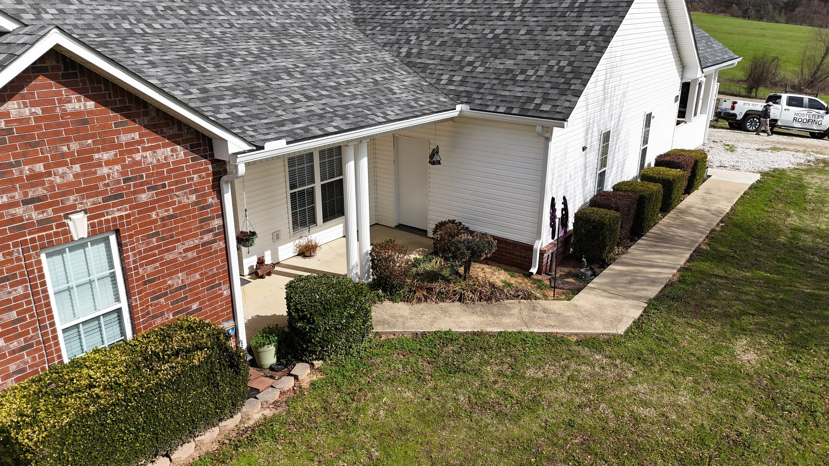 Residential Gutter Replacement - Umpire, AR by Hostetler Roofing
