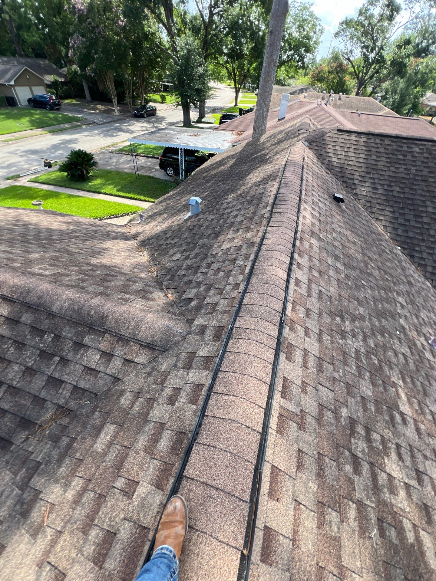 Residential Roofing Repair using Owen's Corning Duration (Lifetime) Shingles by Roof Repair Company