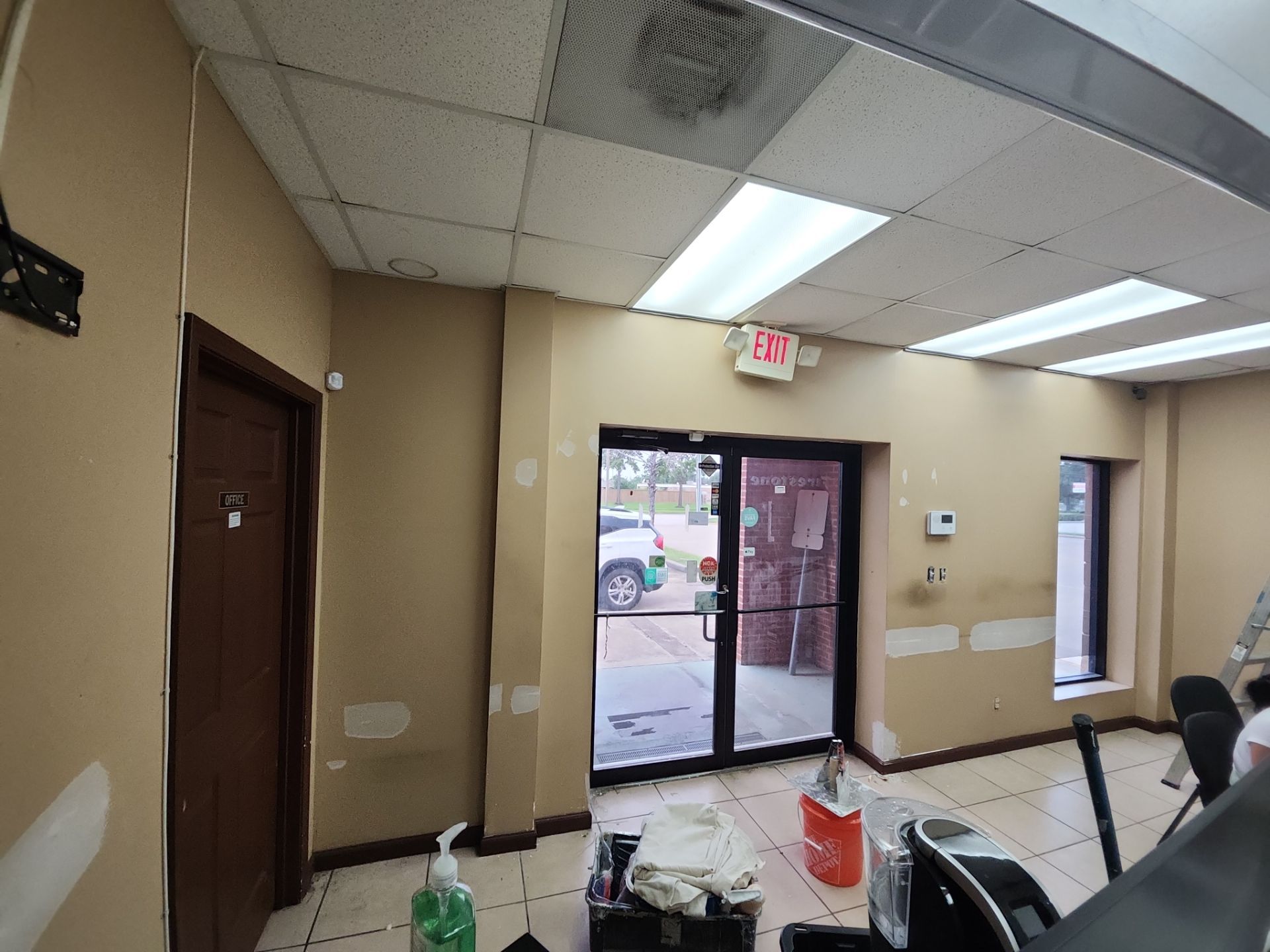 Interior Painting - Tire Shop by Fresh Coat Painters of NW Houston