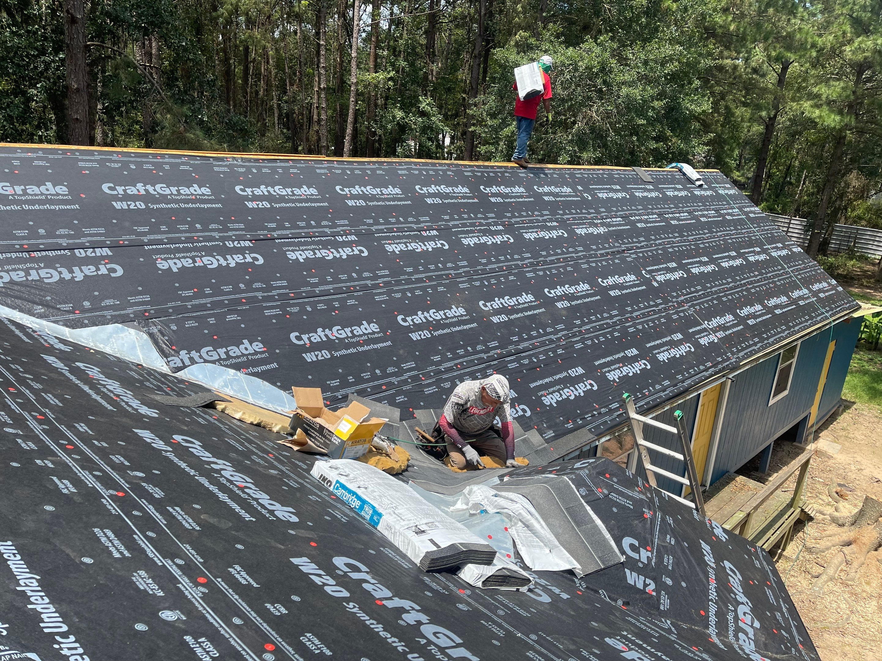 Full Re-Deck & Roof Replacement on Country Home — Cleveland, TX by PL Roofing & SB Roofing, LLC.