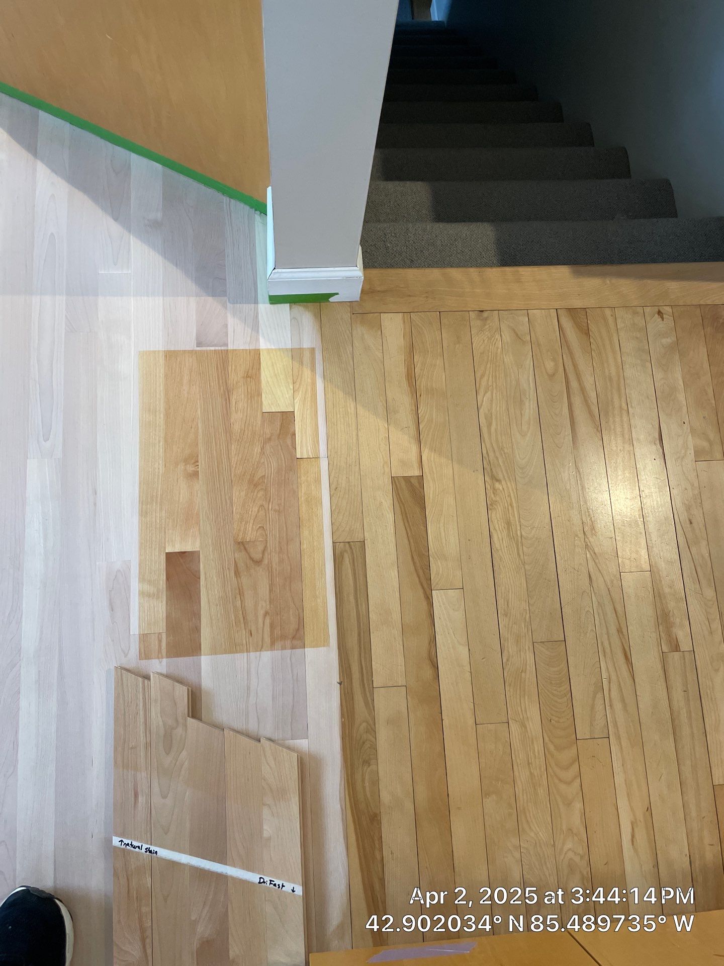 Water Damage Restoration On Solid Birch by RTBaldwin Hardwood Floors