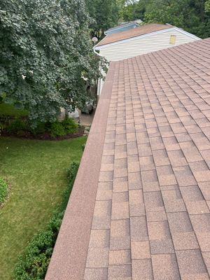 Turtle Shell gutter protection installation in Naperville, IL 60540, photograph 33