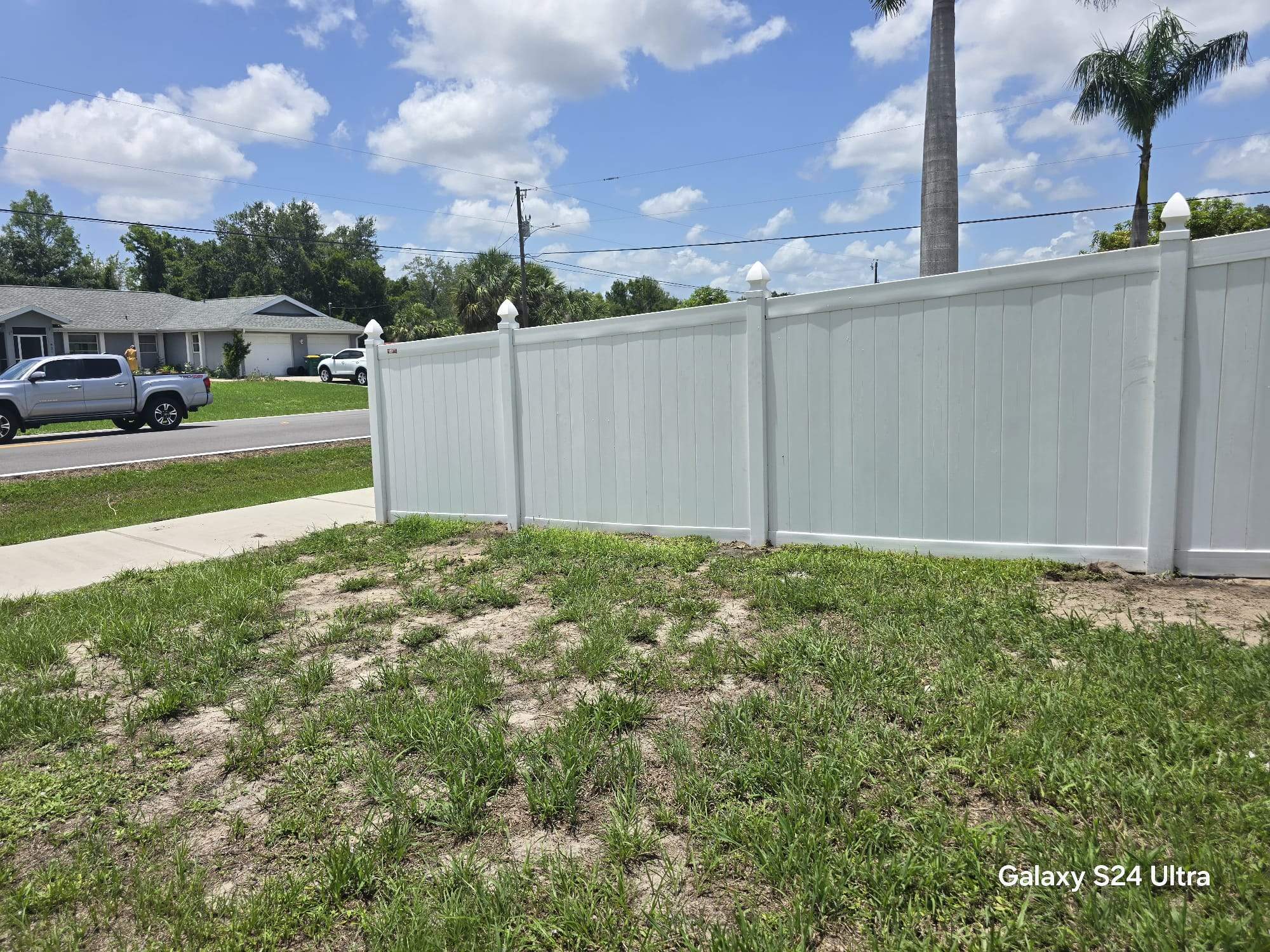Vinyl Privacy Fence Repair and Post Stabilization in Port Charlotte by True Fence LLC