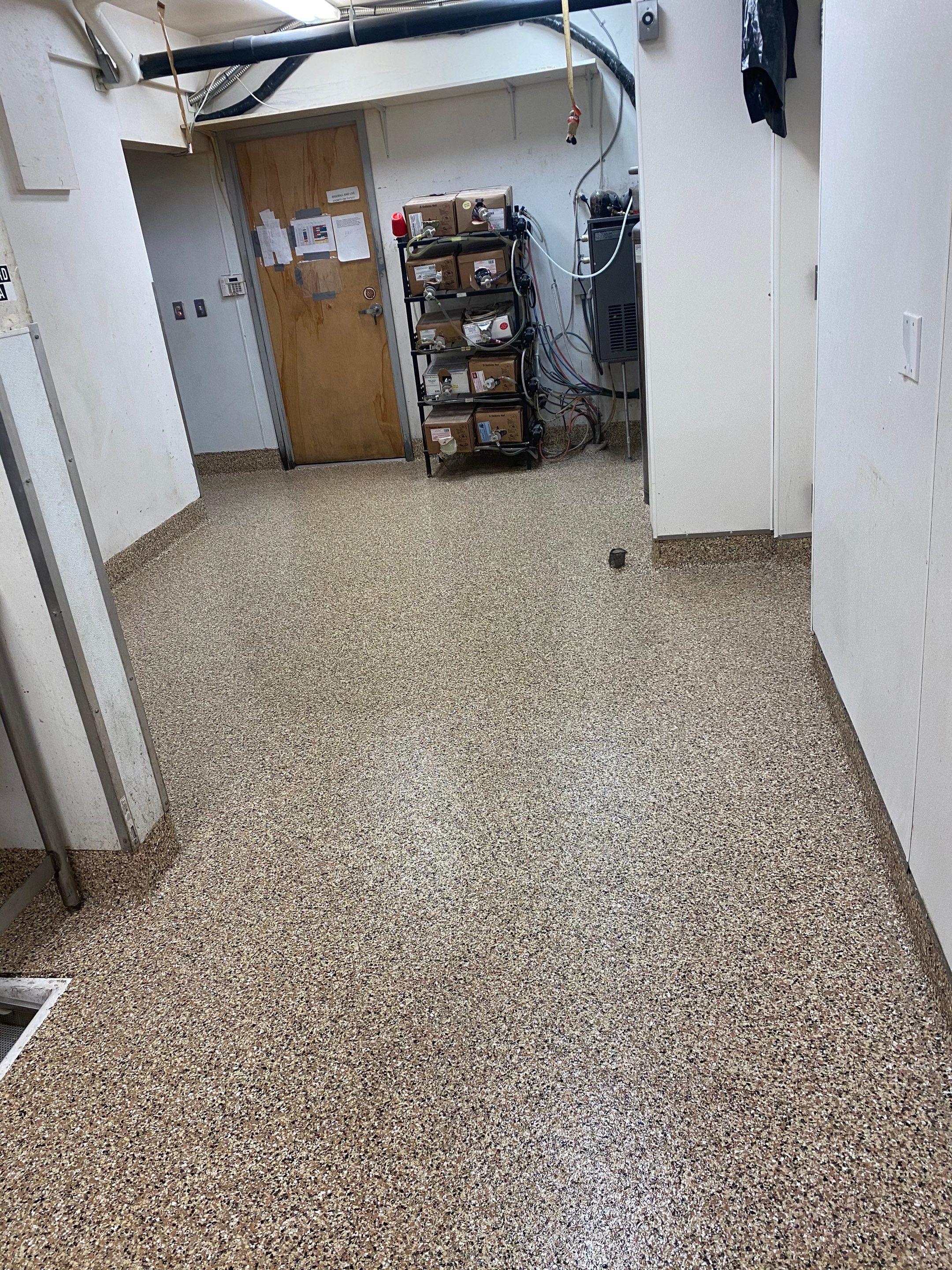 Commercial Floor Transformation using Penntek Evolution System by Croc Coatings, LLC