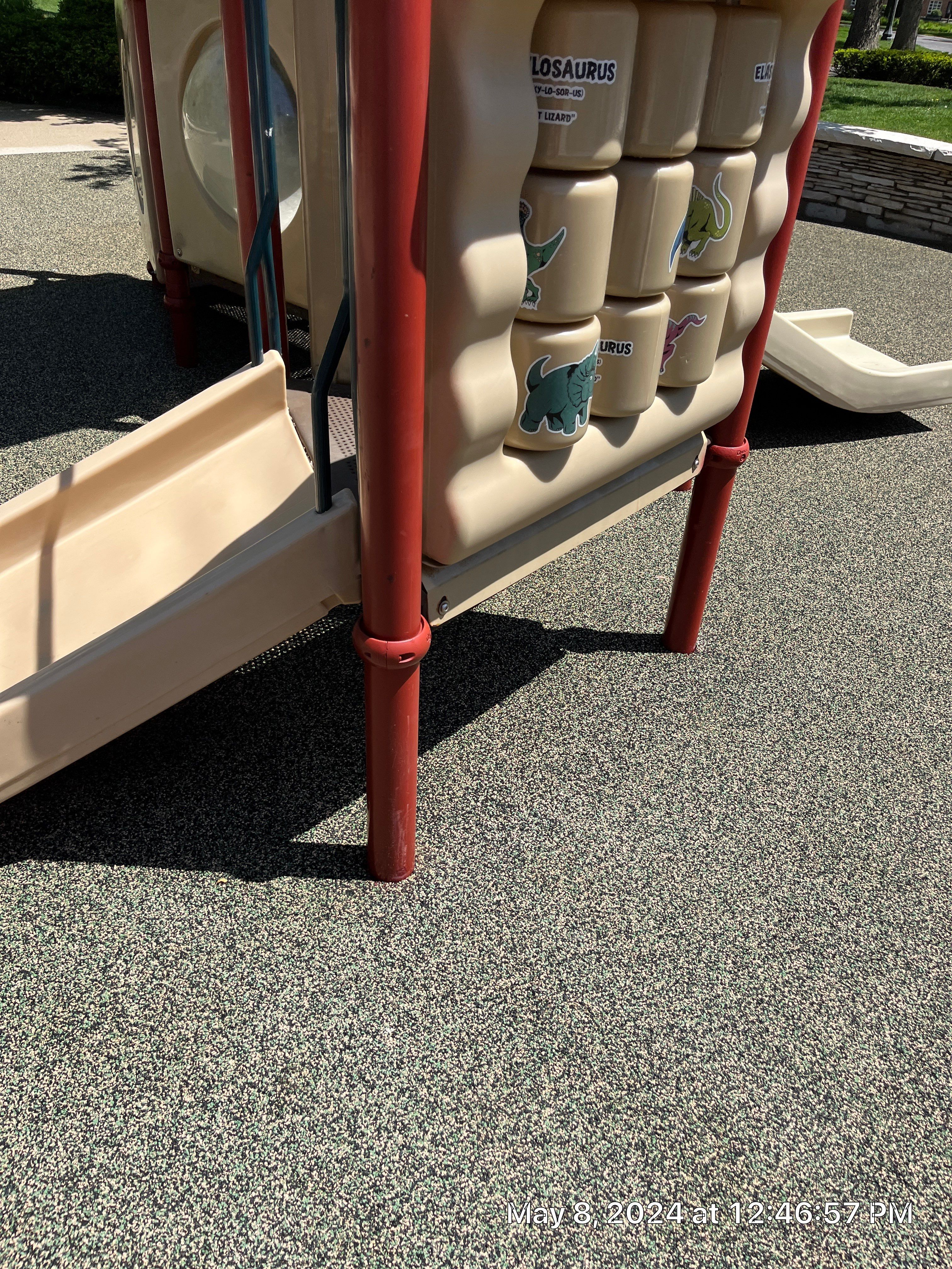 Playground cleaning by Northern Power Washing LLC.
