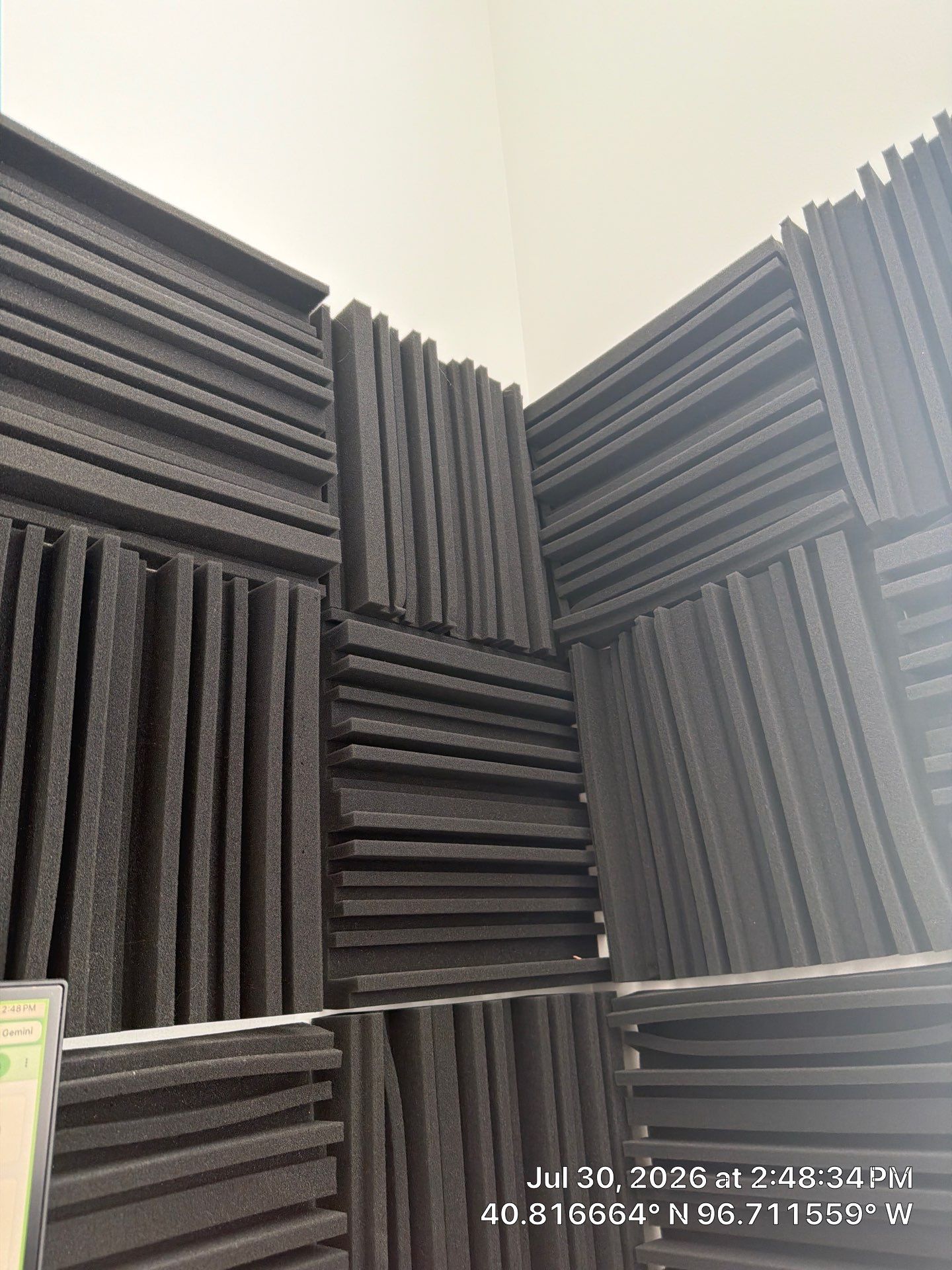 Commercial Acoustic Panel Installation and Media Room Setup in Lincoln by CompanyCam Sales Demo