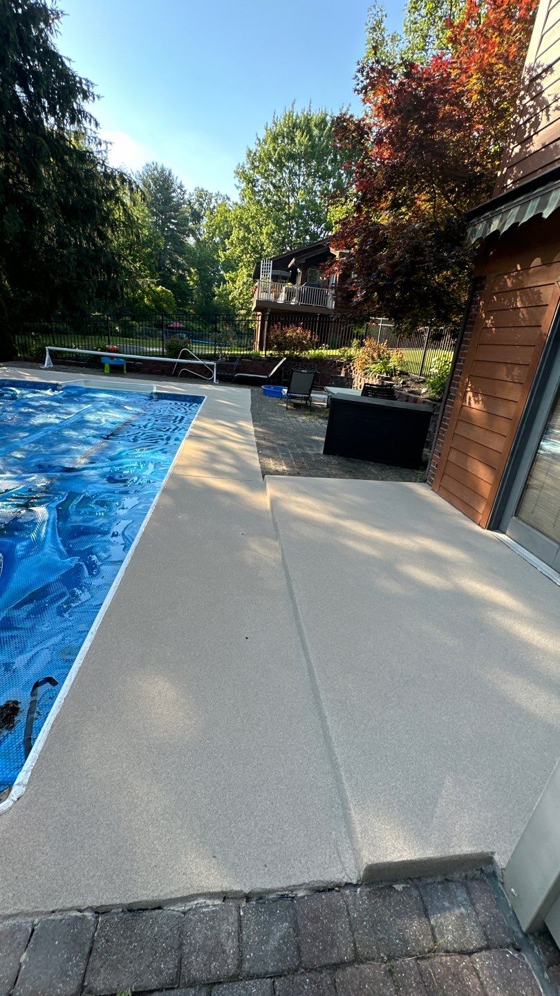 Pool Deck Project in Coraopolis by Floors in a Day, Inc