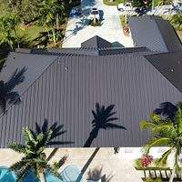 24ga 1.5" Snap-Lock Dark Bronze  by Total Roofing System The Metal Roof Experts