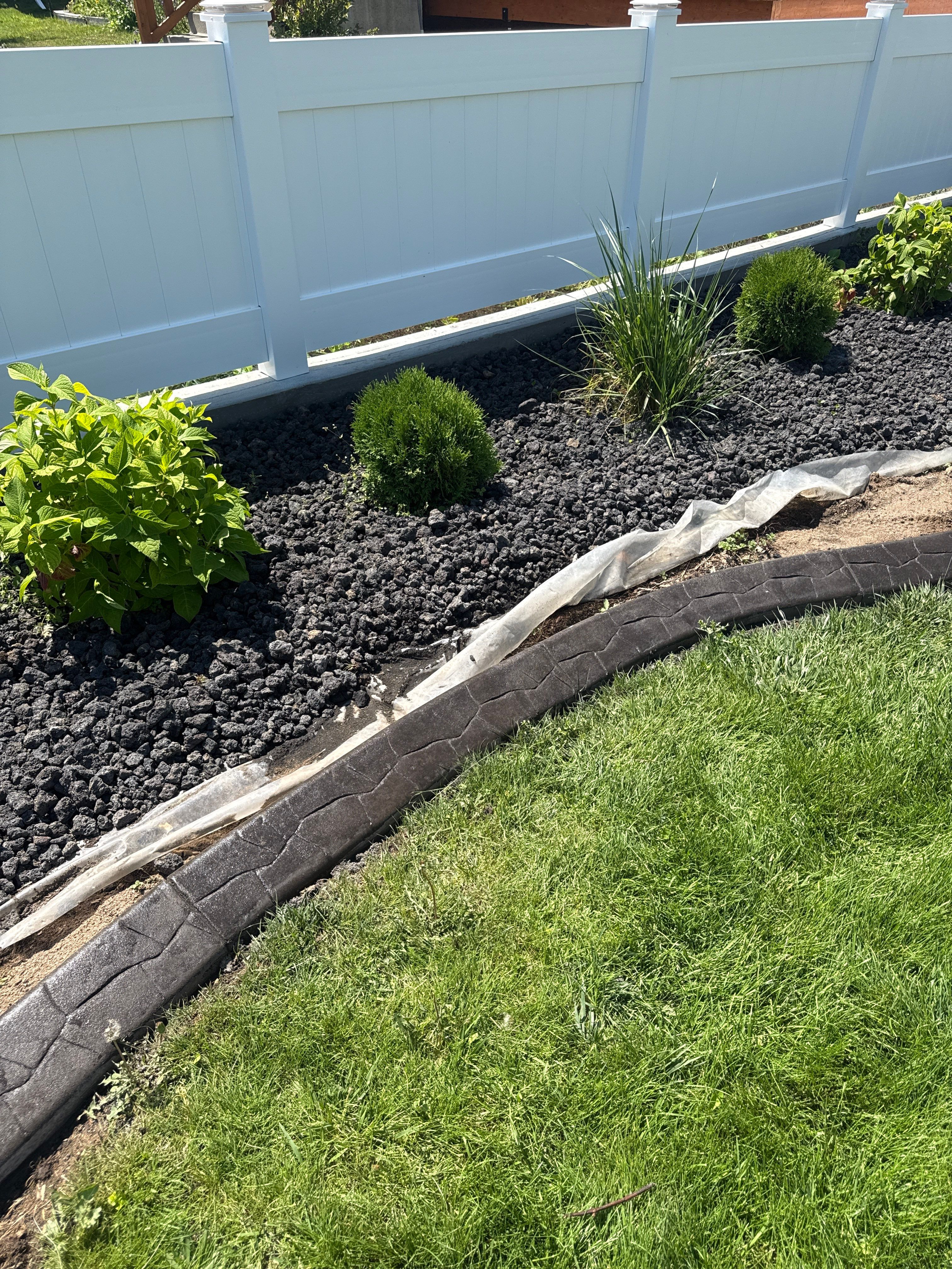 Cypress Custom Curbing Project in Redcliff by Pump it Up Concrete Jacking