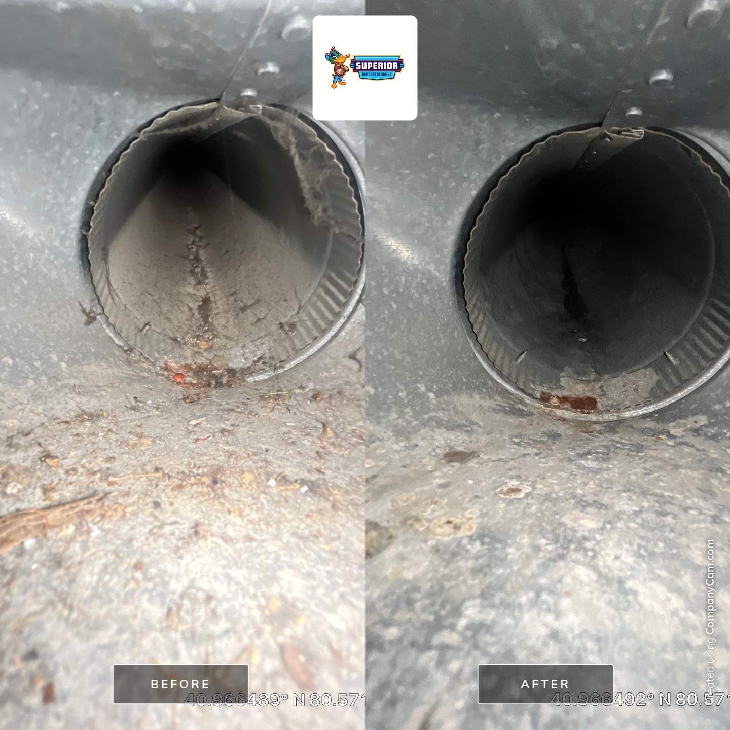 Air Duct Cleaning With a Vacuum Truck in New Middletown, OH by Superior Air Duct Cleaning