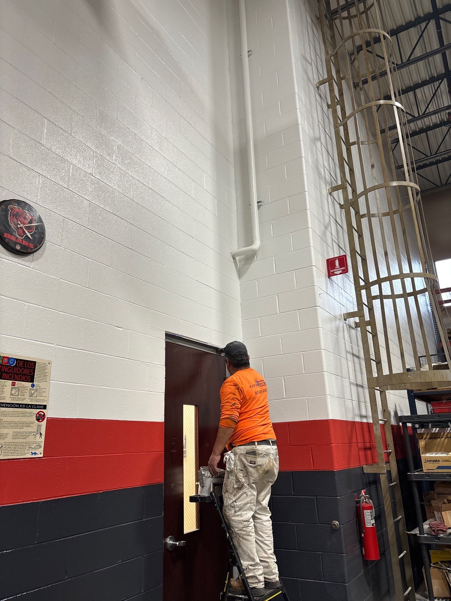 Factory Interior using Pro Industrial Multi-Surface Acrylic by Paint Platoon USA