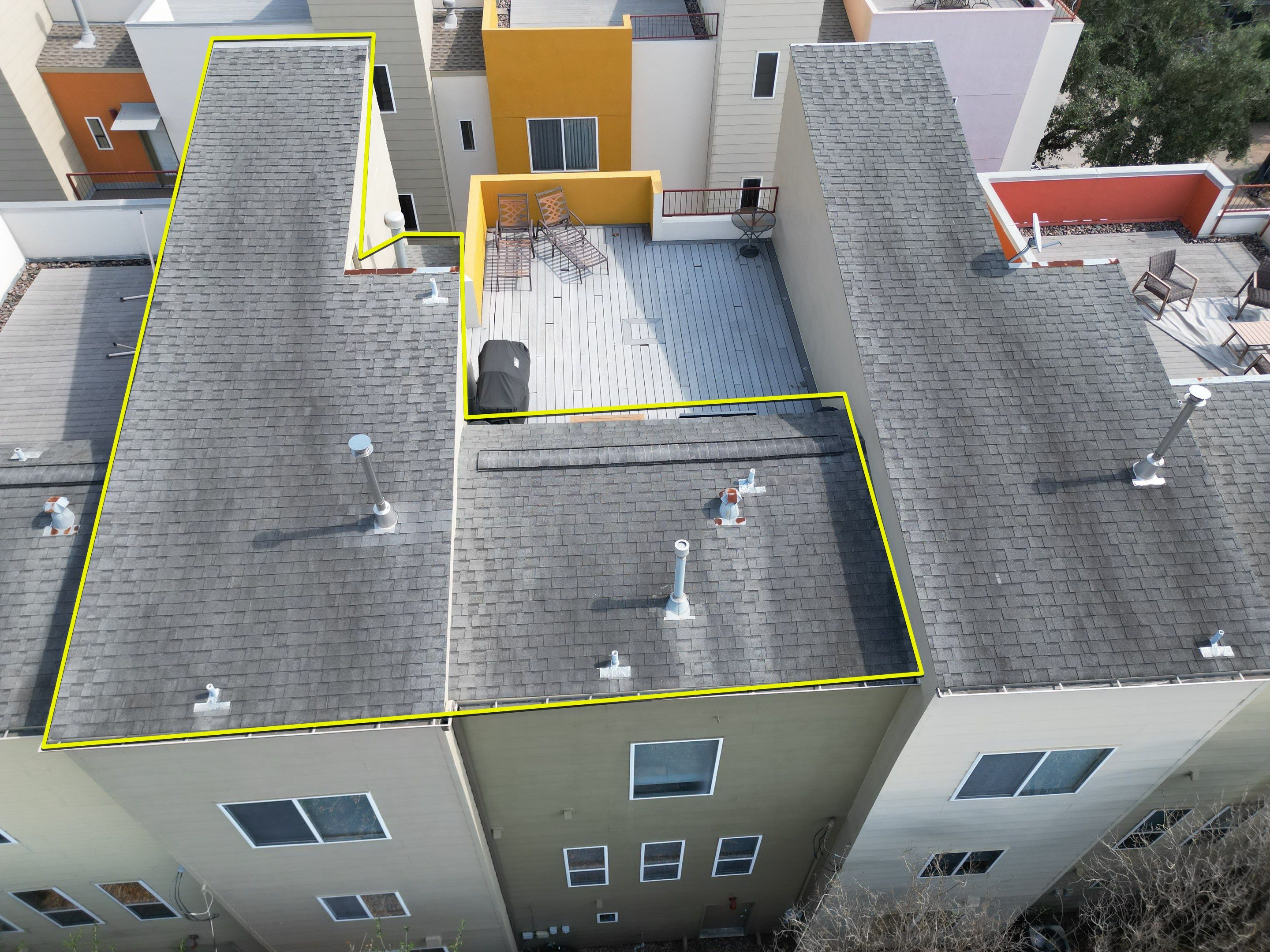 Residential Roofing Installation using GAF Timberline HDZ (Pewter Grey) by WABO Roofing Systems 