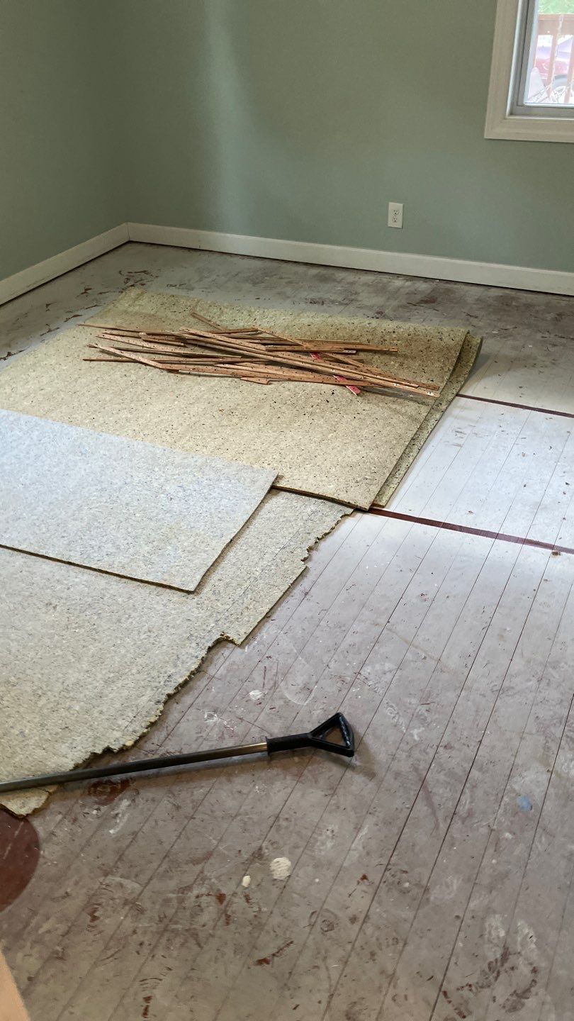 Replaced Carpet with New Hardwood Floors  by Footprints Floors of Nashville