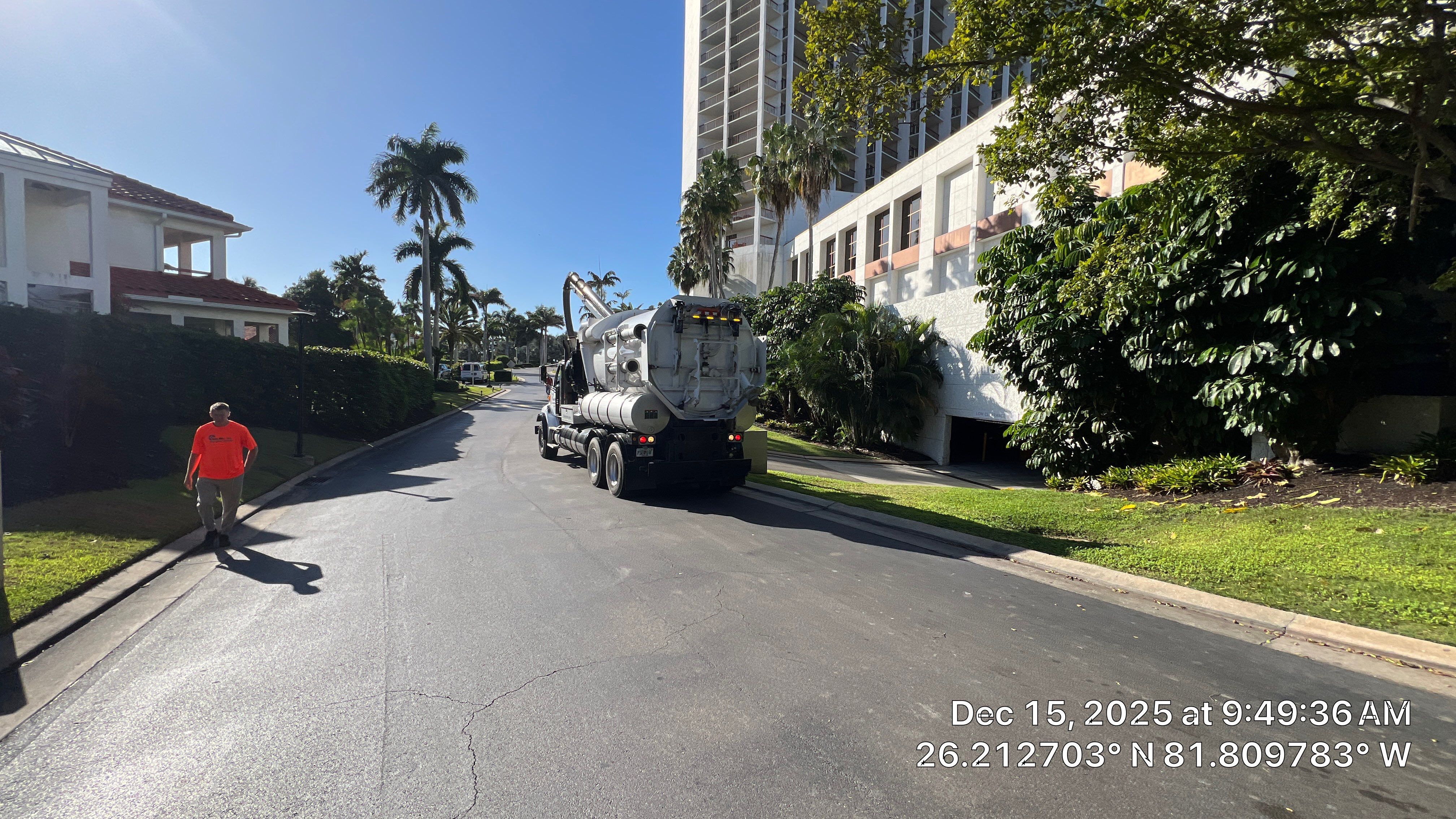 Naples Grande Catch Basin Cleaning by APS Power & Water