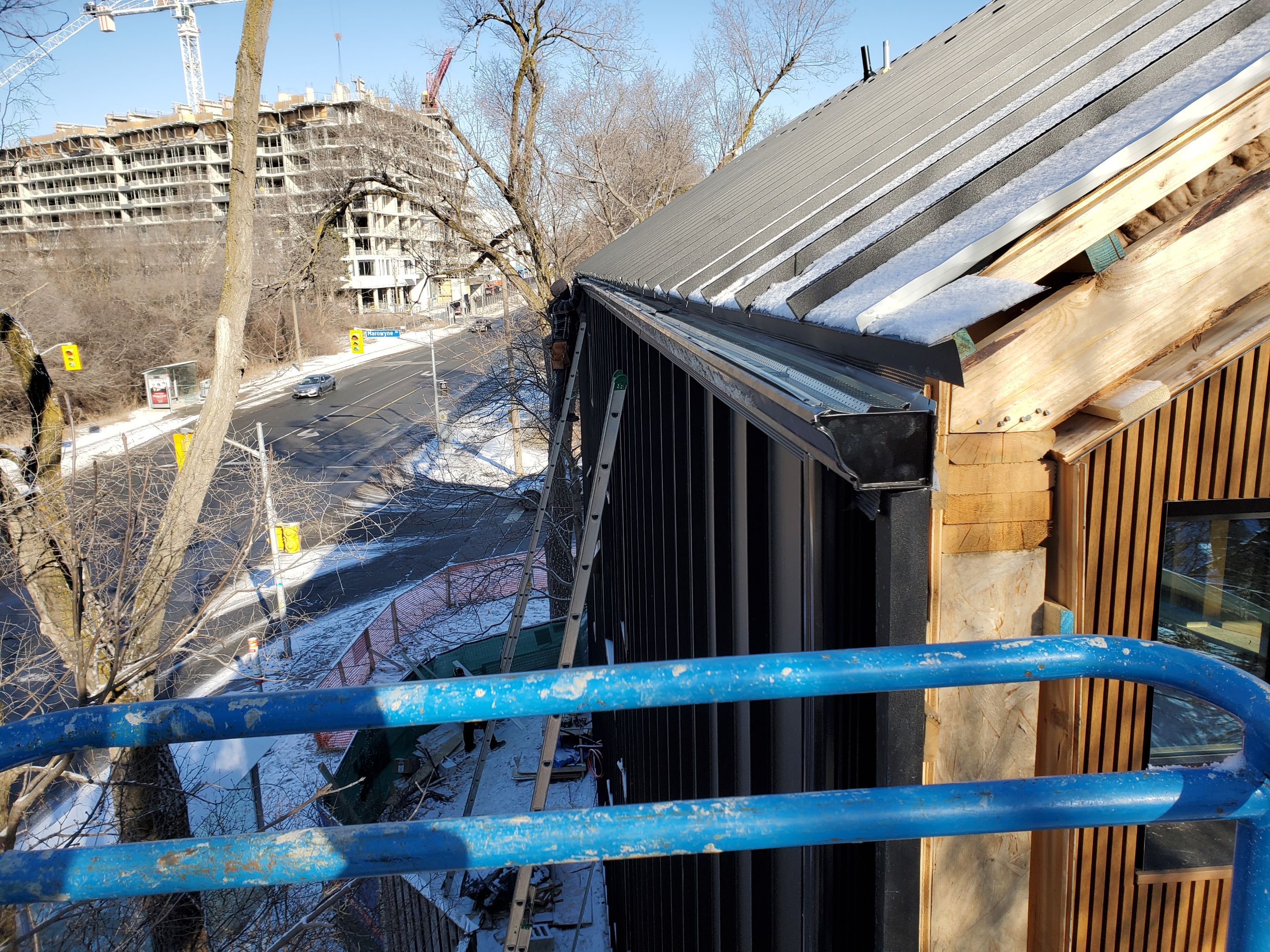 New Home Construction using 16" Standing Seam Panels by Jay Carter Roofing & Sheet Metal