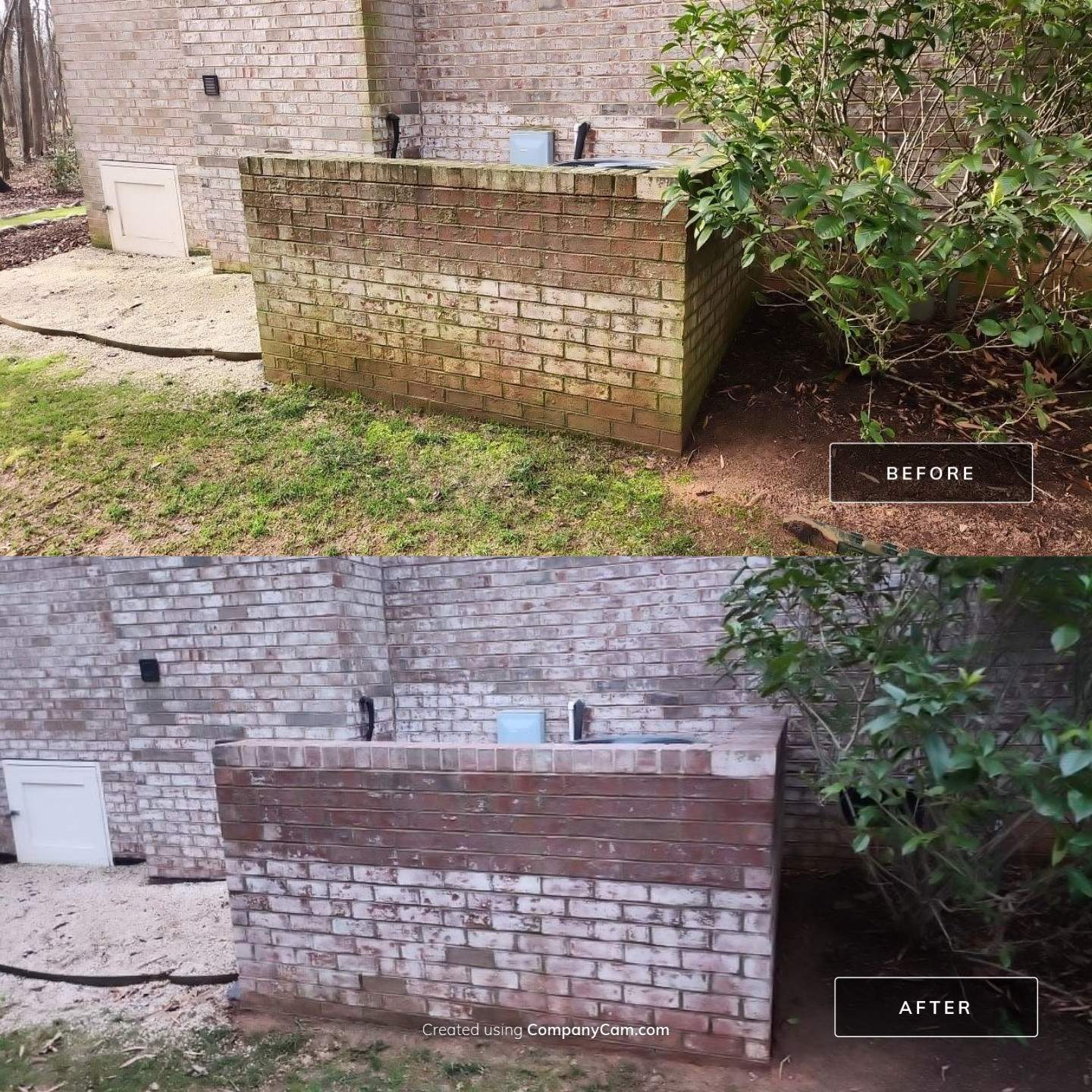 House Wash using cleaner by Power Wash Masters LLC