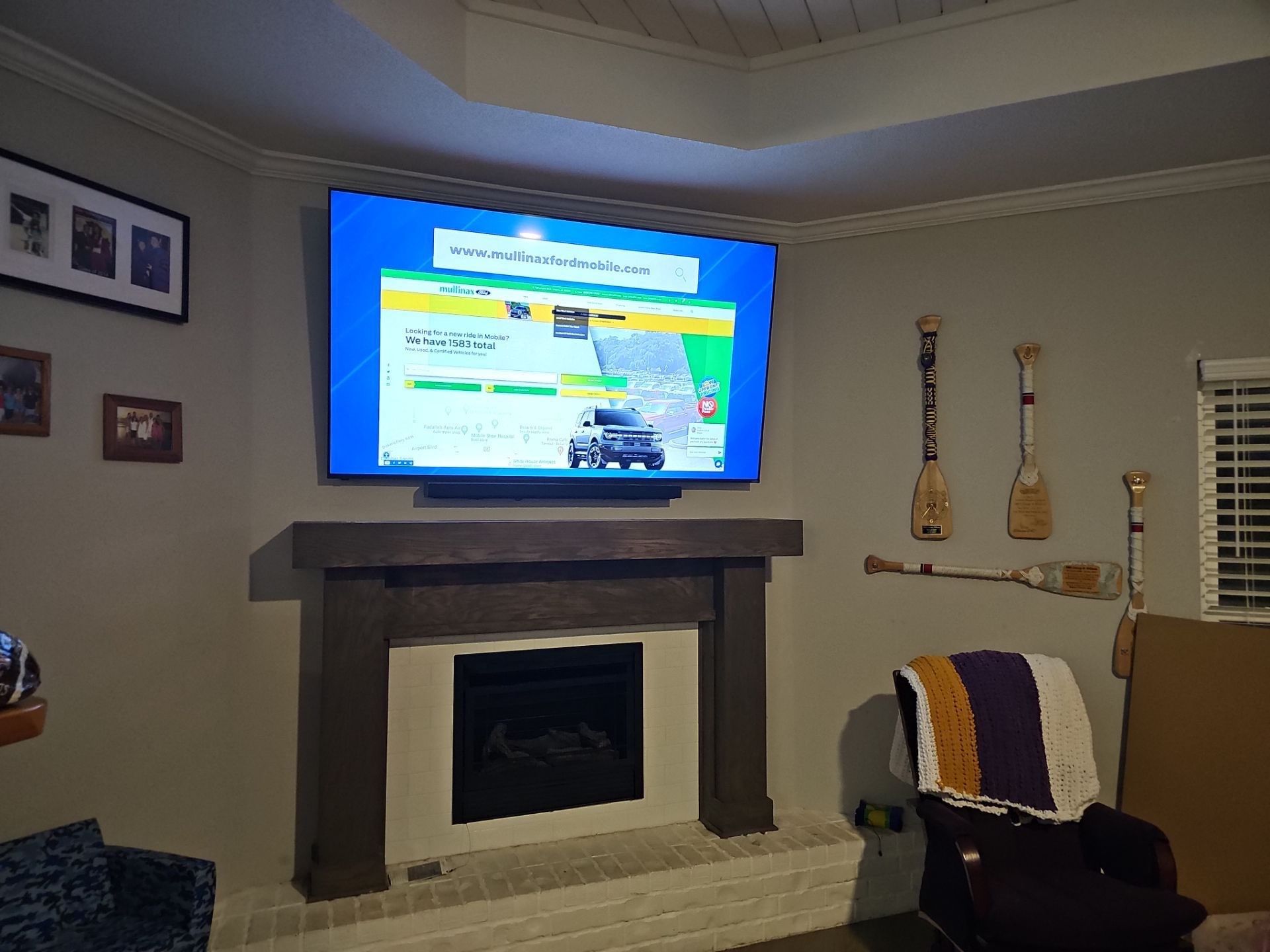 Fireplace TV Mounting Projects by Hangman Mounting & Installation 