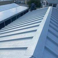 24ga 1.5" Mechanical Seam Mill Finish by Total Roofing System The Metal Roof Experts