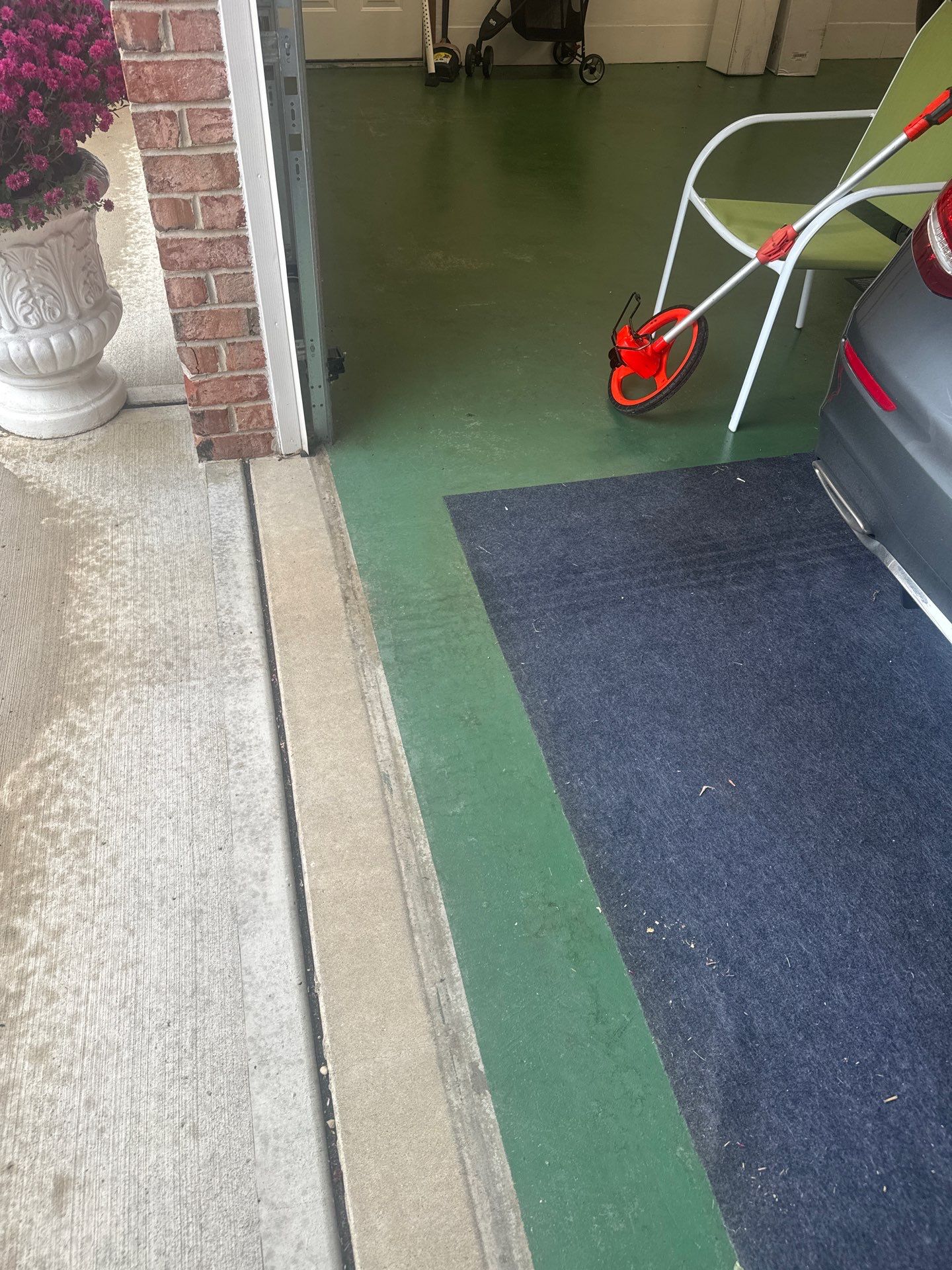 Garage + Sunroom Project in Follansbee by Floors in a Day, Inc
