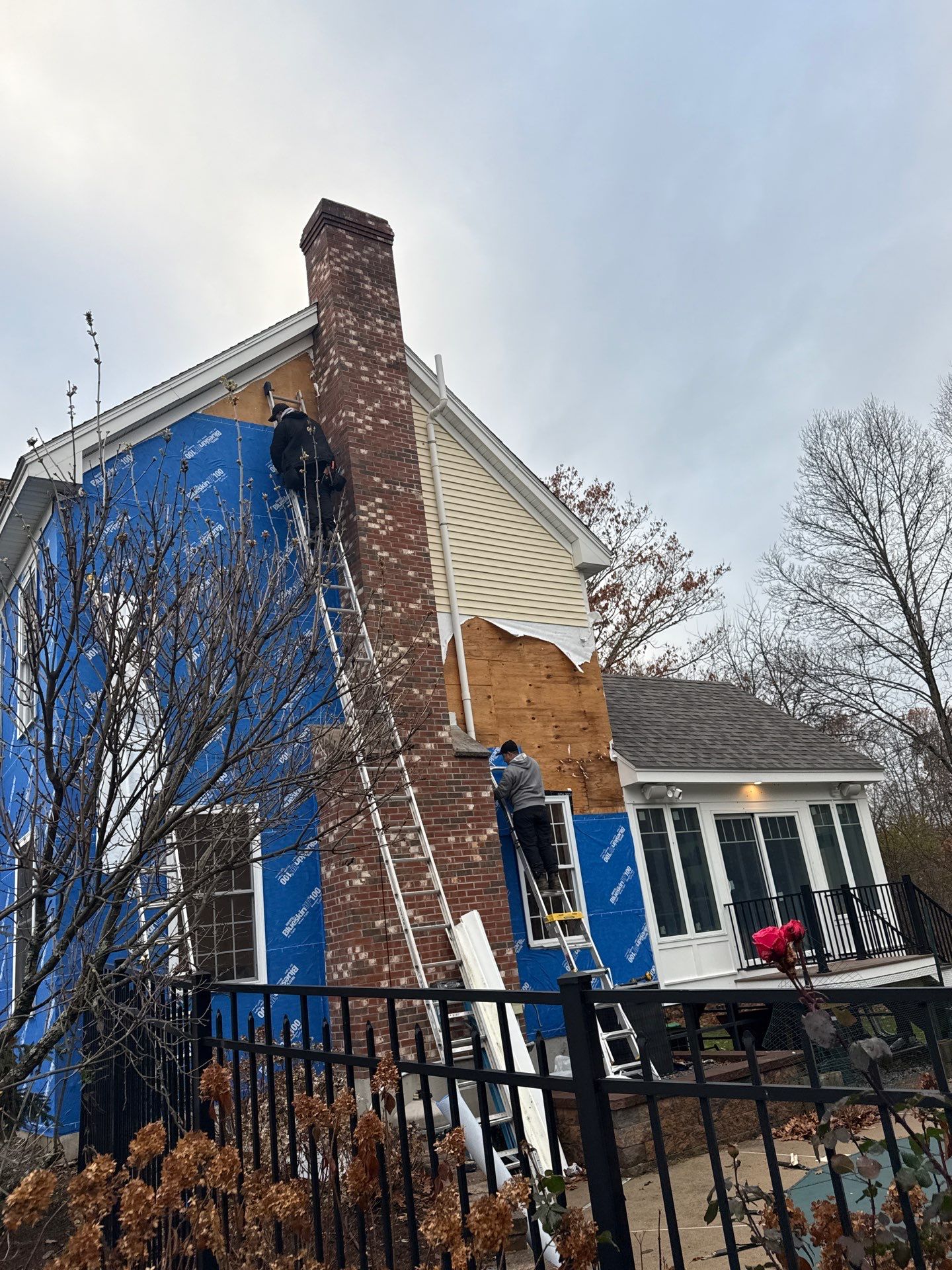 Complete Home Renovation with James Hardie® Clapboard & Shake Siding and Custom PVC Trim by Sensible Home Solutions