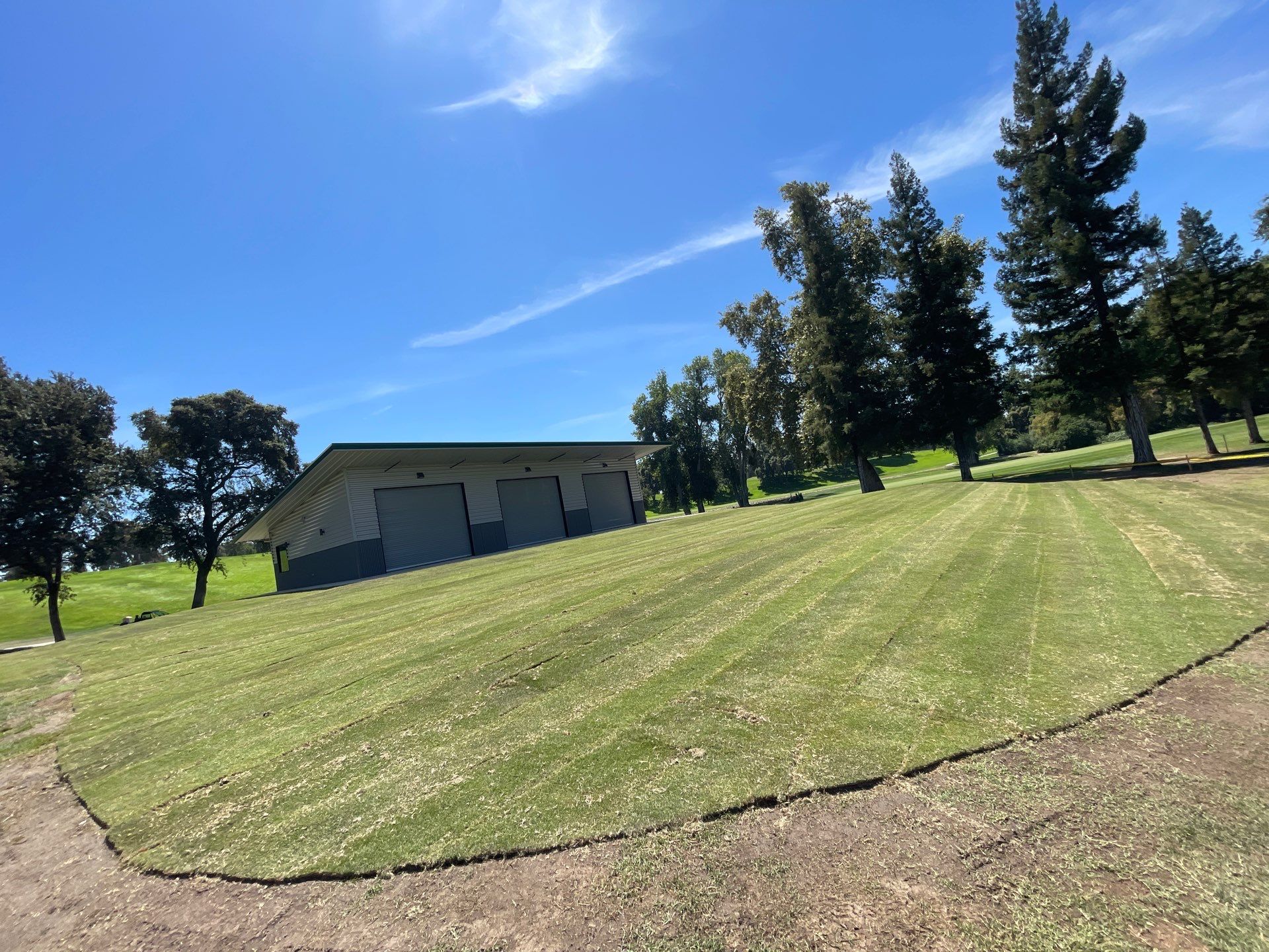 Project in Modesto by A - G Sod Farms