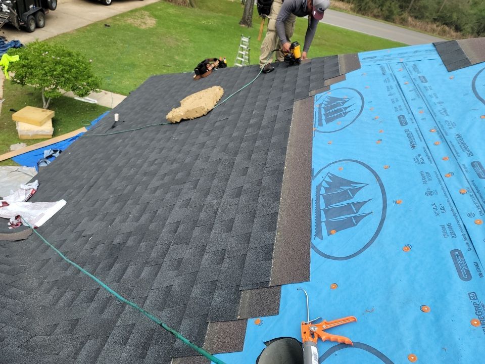 Residential Roofing Installation using Roof Replacement by American Roofing & Construction LLC