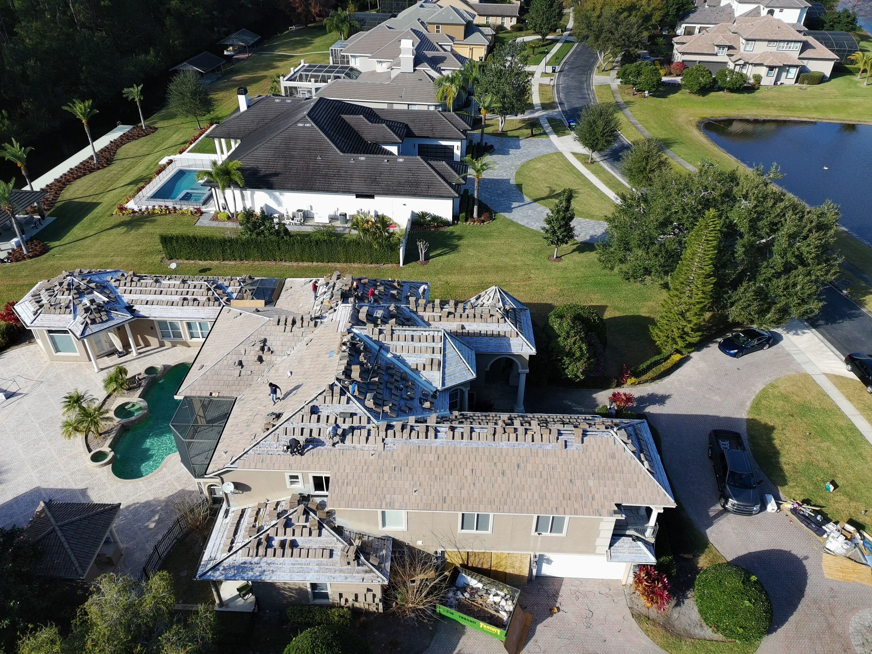 Mediterranean Tile Roof Replacement and Leak Remediation in Orlando by Fortified Roofing Solutions Corp.