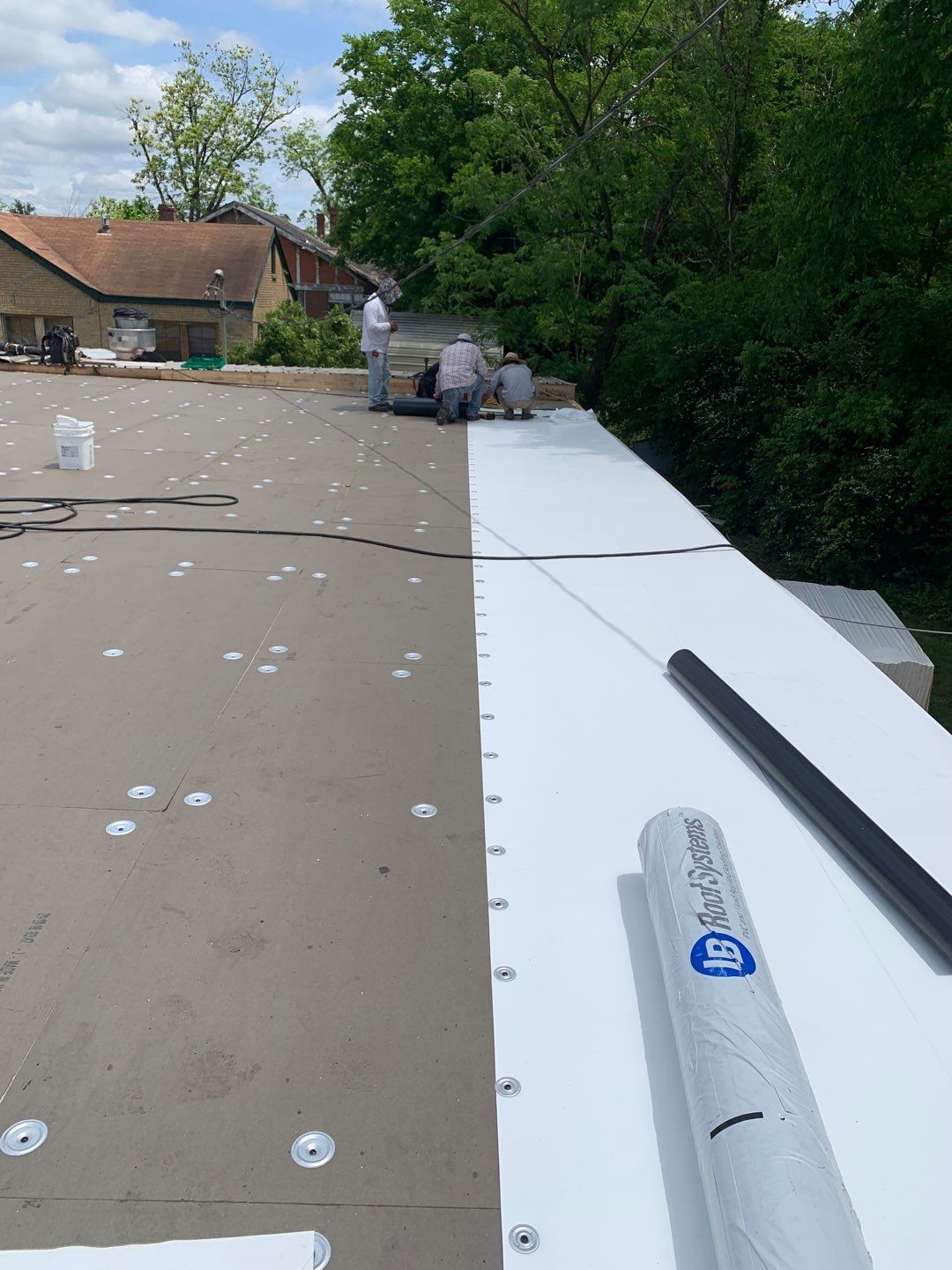 Store Building in Hope by Hostetler Roofing