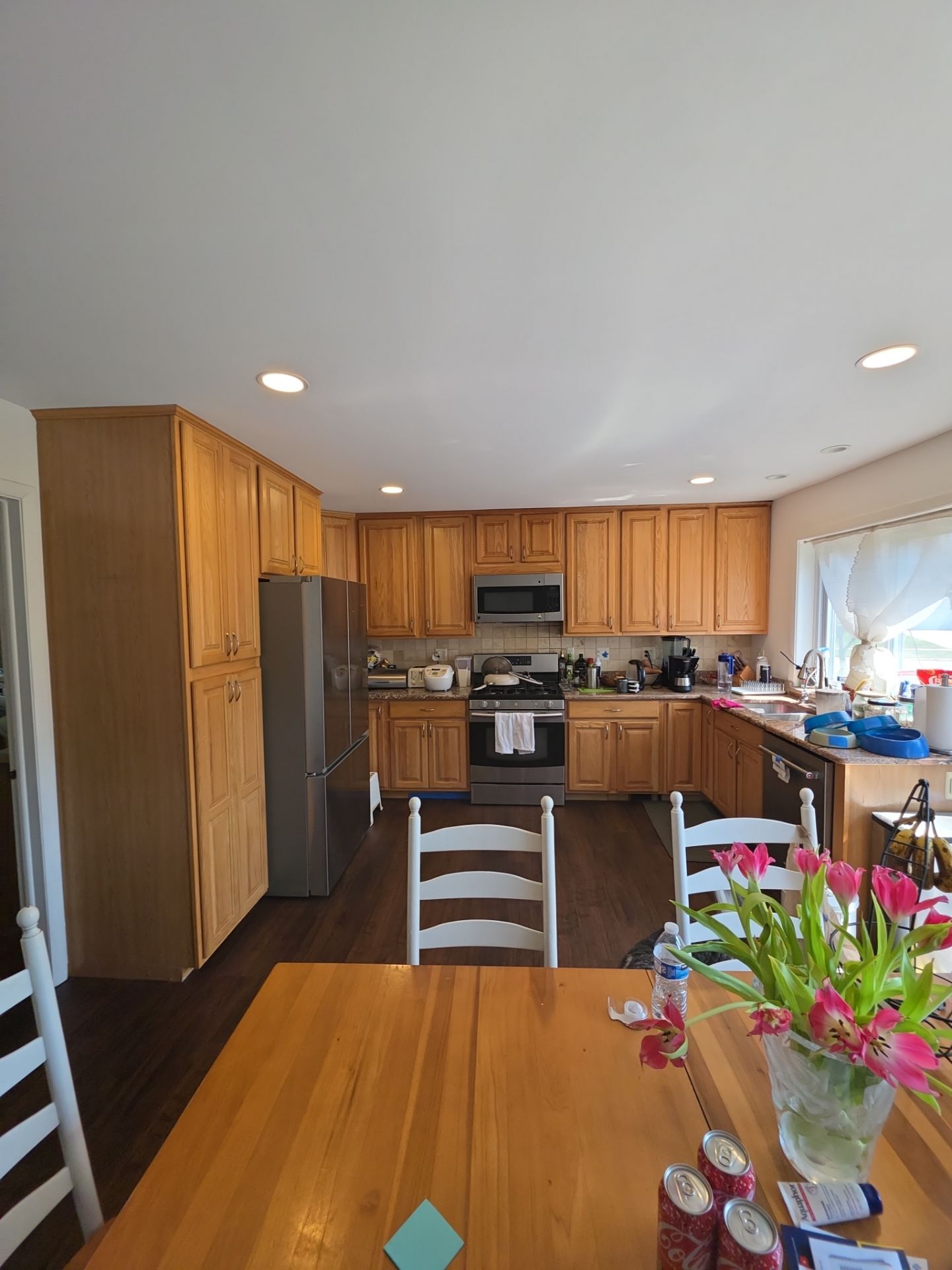 Kitchen Cabinet Refinishing and Granite Countertop Update in Troy by Top Shelf Painter