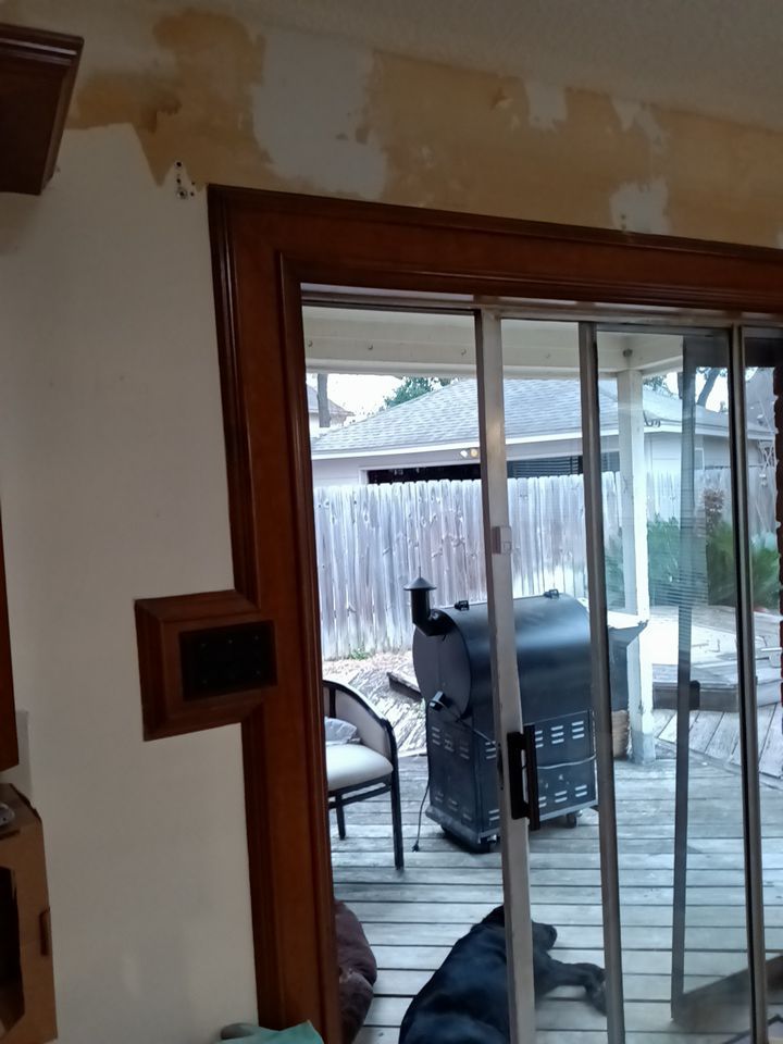 Interior and exterior painting project by Roof Concepts Construction