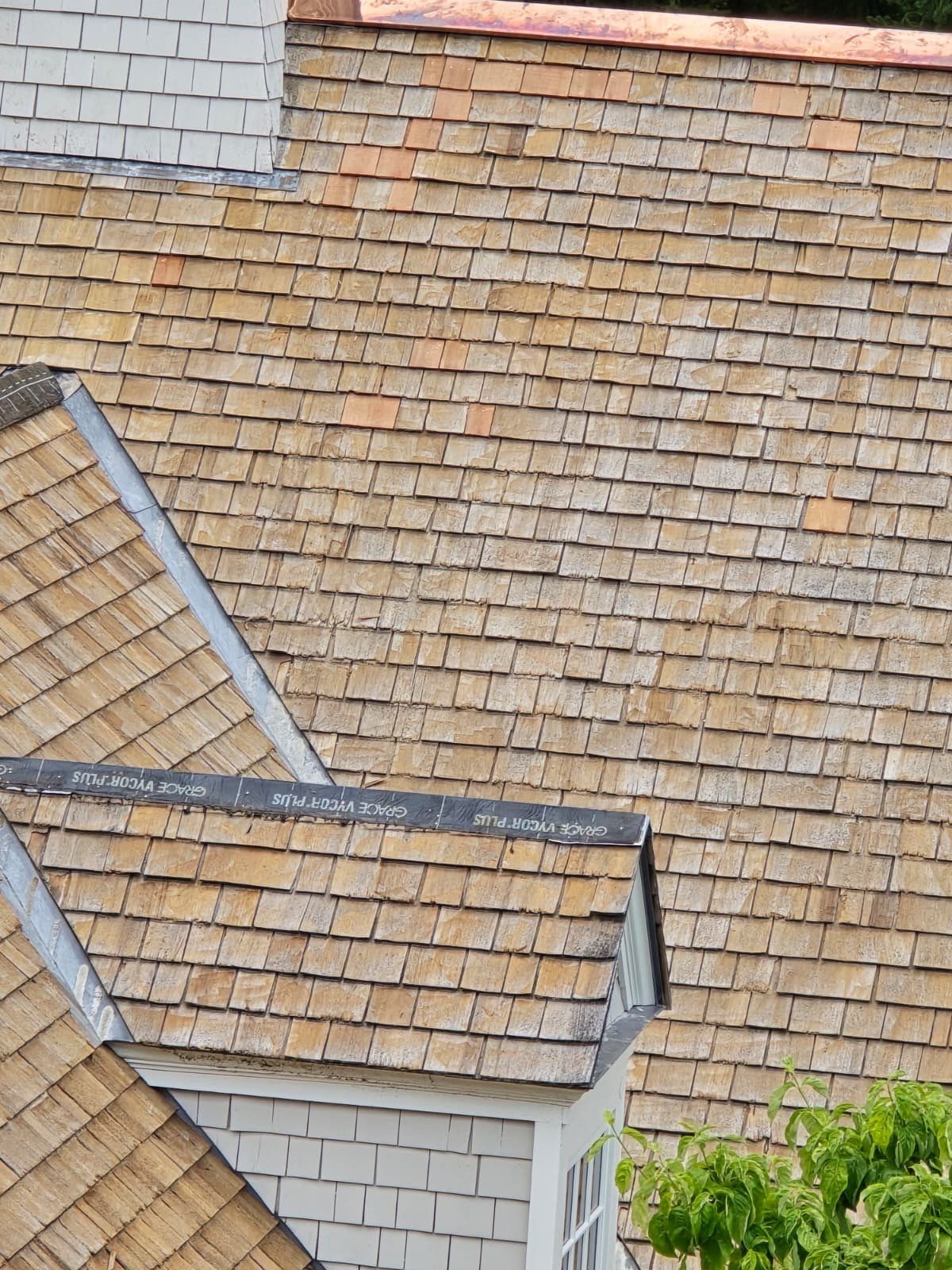 Cedar Shake Roof Restoration by Mighty Dog Roofing of Greater Middlesex County