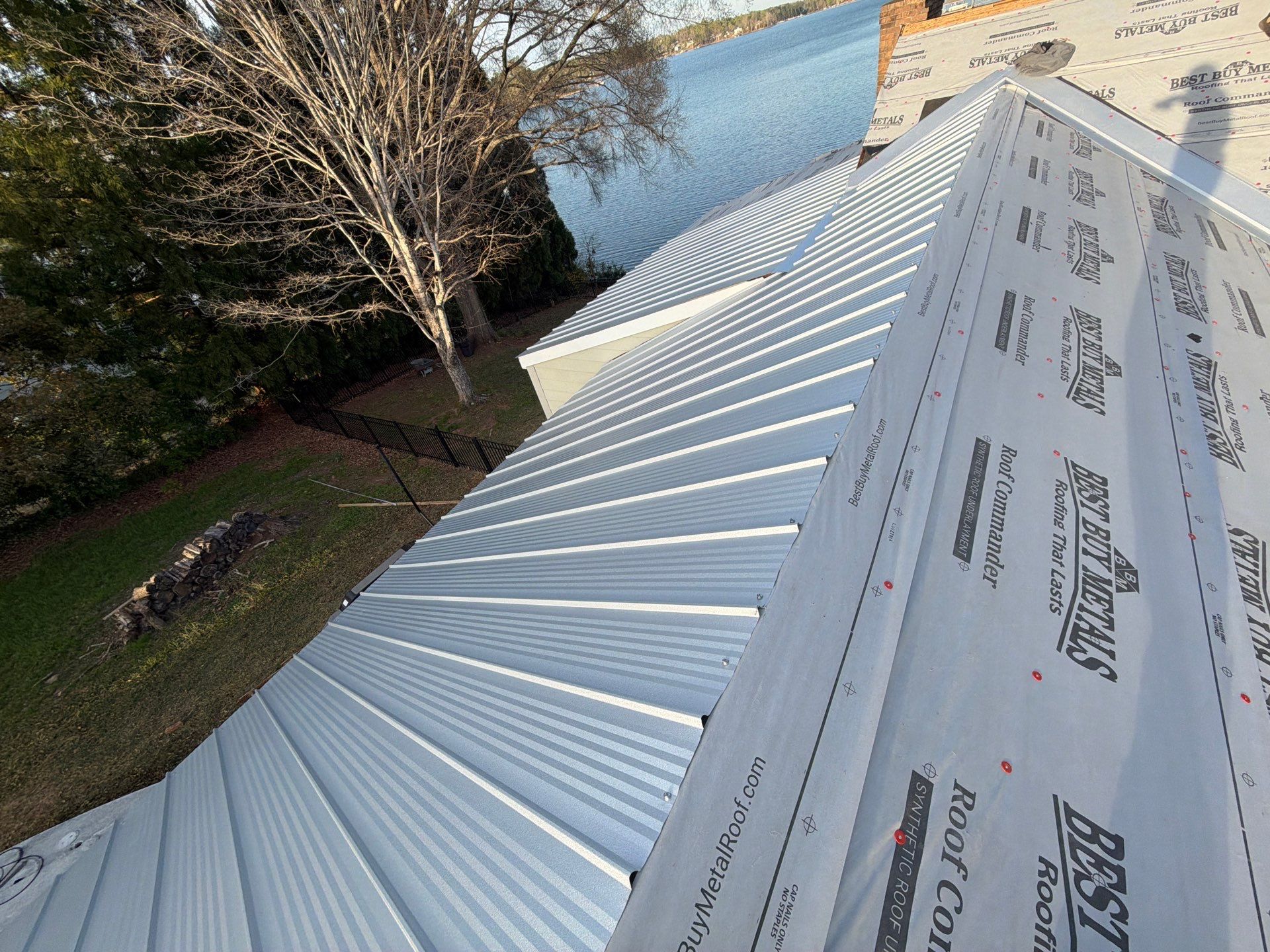 Metal Roof Replacement in Seneca, SC | Lake Keowee | 26-Gauge Galvalume Apex Panel by Roofers LLC