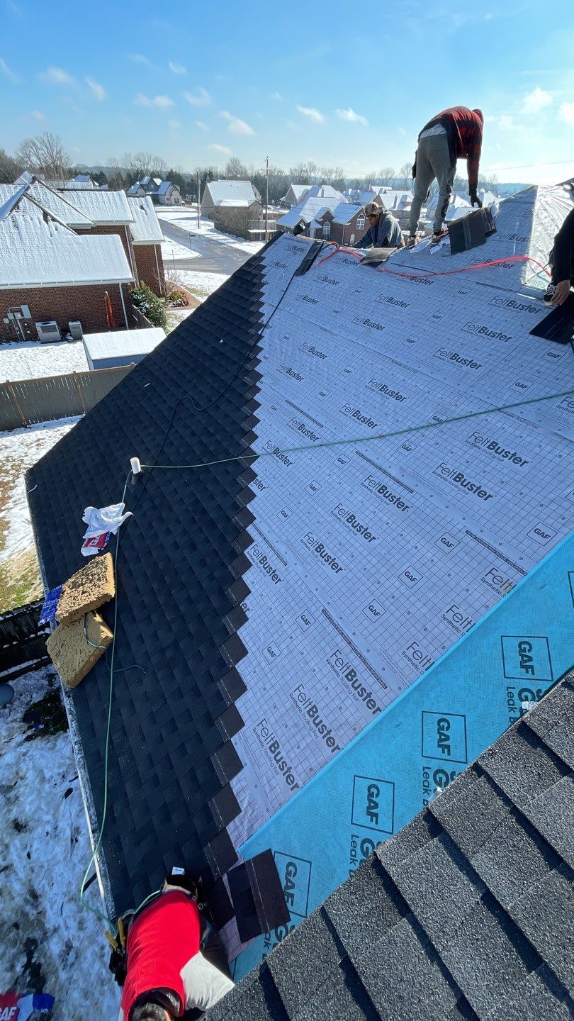 Residential Roofing Installation using GAF HDZ Roofing System  by Undersun Roofing 