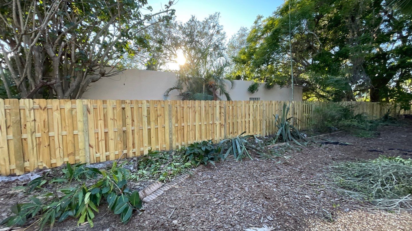 Wood Fence Installation using Shadowbox Wood Fence by Asap fence and gates, LLC