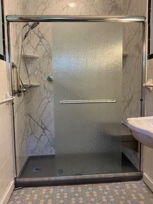 Phase II: Santorini White w/ Concrete Onyx