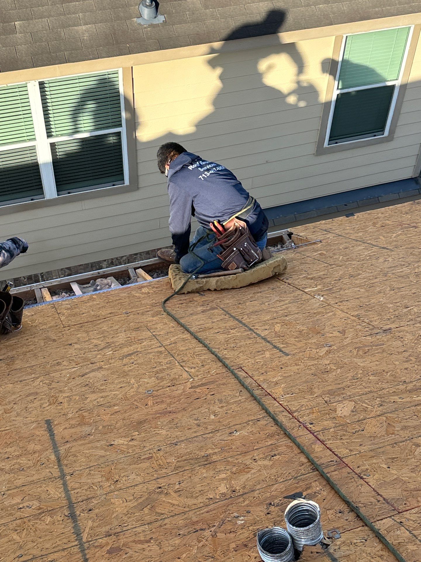 Residential Roofing Installation using Owen's Corning Duration (Lifetime) Shingles by Roof Repair Company