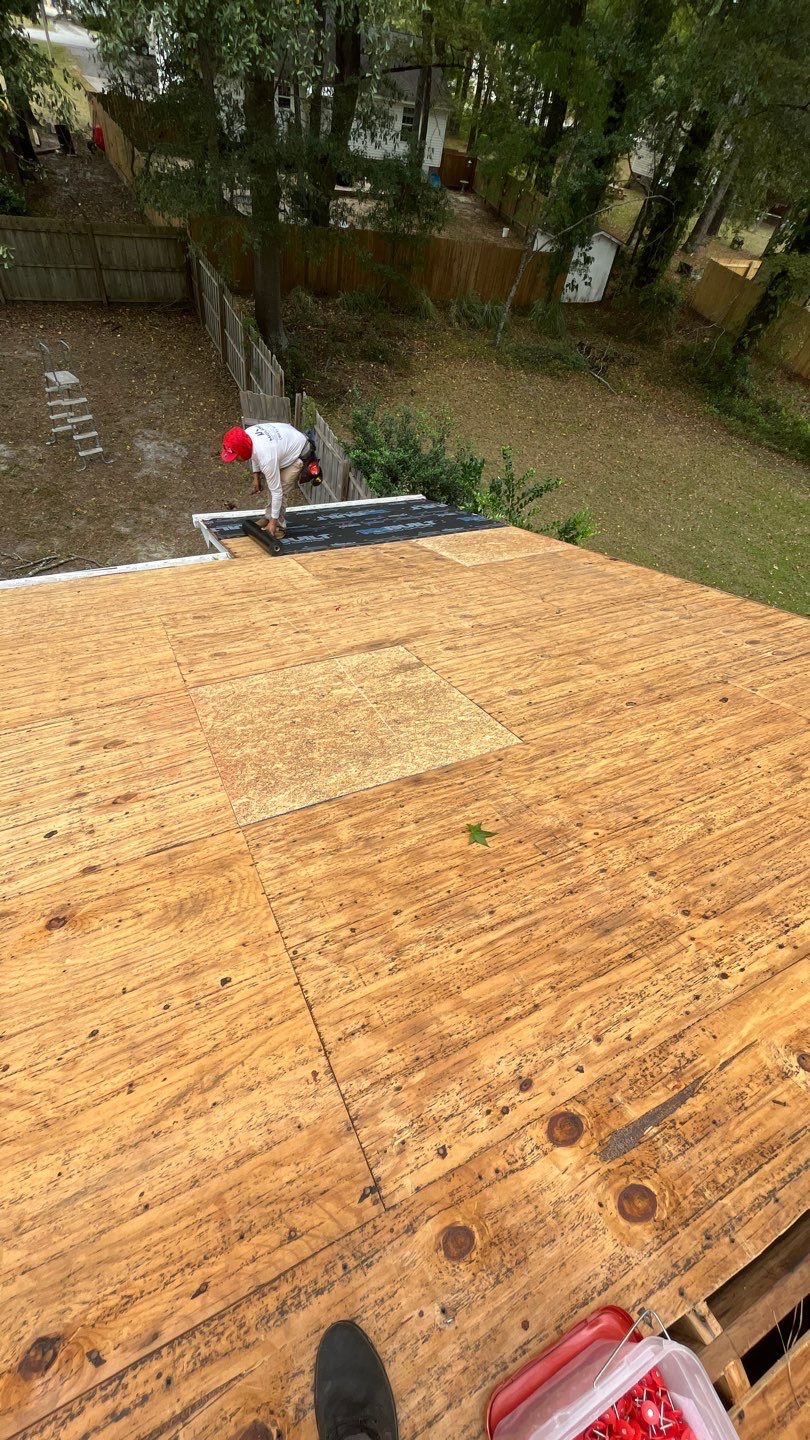 New Onyx Black Shingle Roof Replacement and Tree Damage Repair. by Midlands Roofing & Exteriors