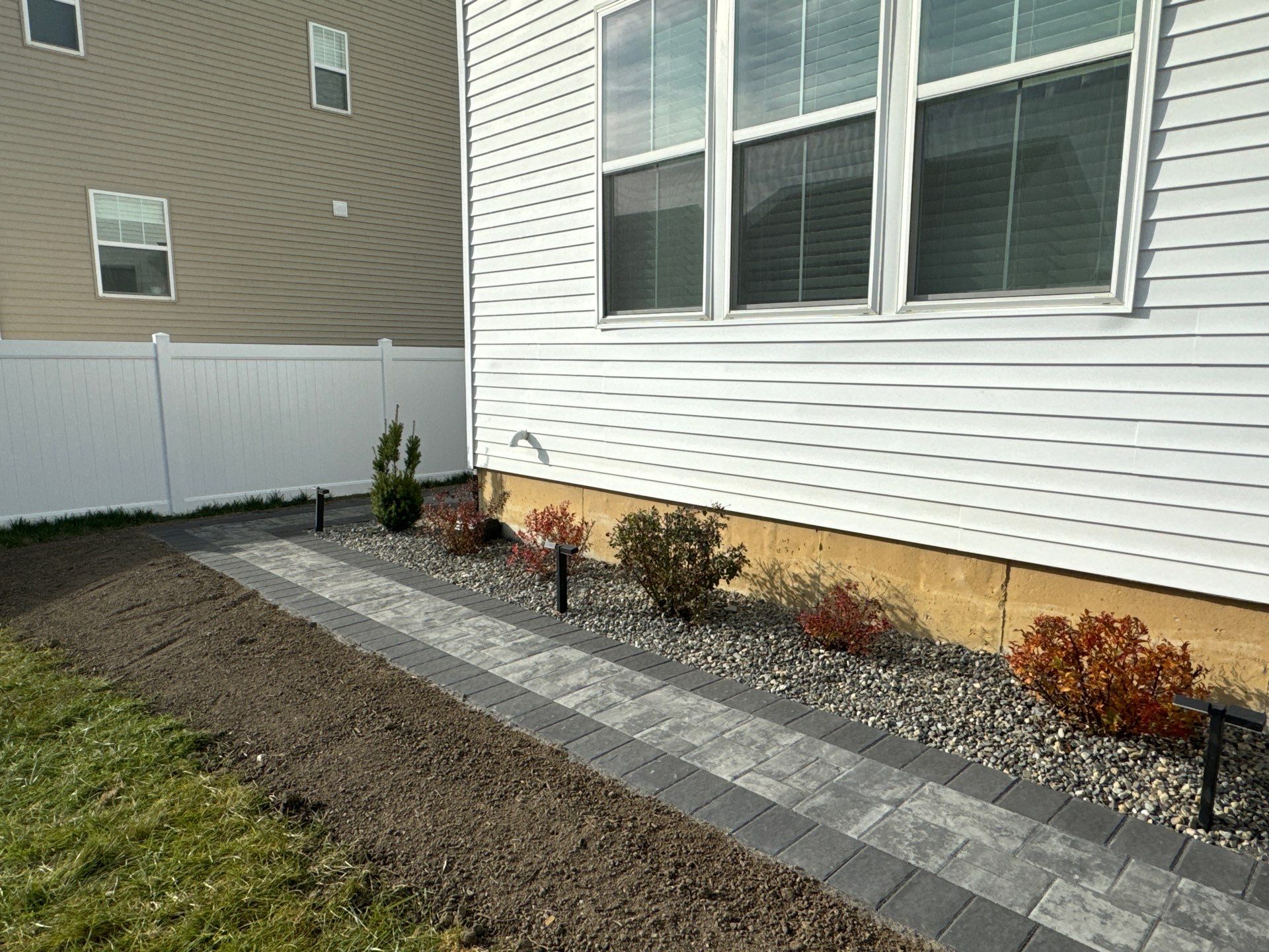 Custom Belgard Paver Patio Design & Installation in Delaware by Studio G Indoor Spaces & Outdoor Living