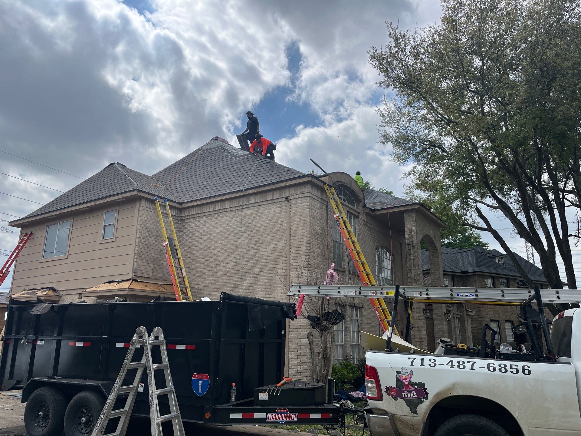 Residential Roofing Repair using Owen's Corning Duration (Lifetime) Shingles by Roof Repair Company