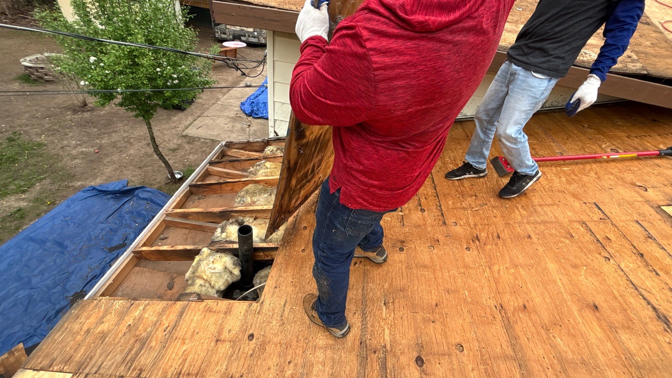 Roof Replacement using Owens Corning Teak by 180 Contractors