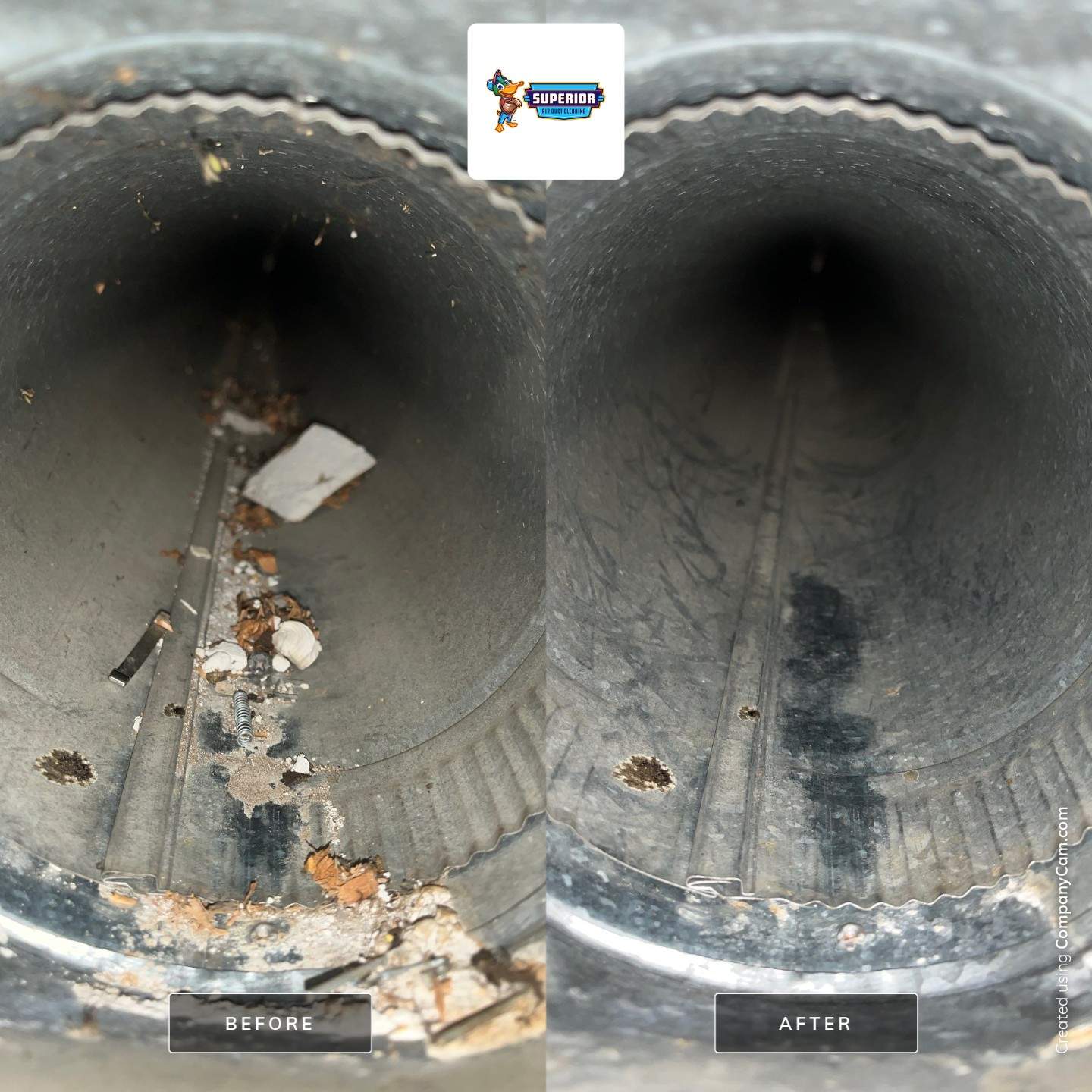 Air Duct Cleaning With a Vacuum Truck in Ellwood City, PA by Superior Air Duct Cleaning