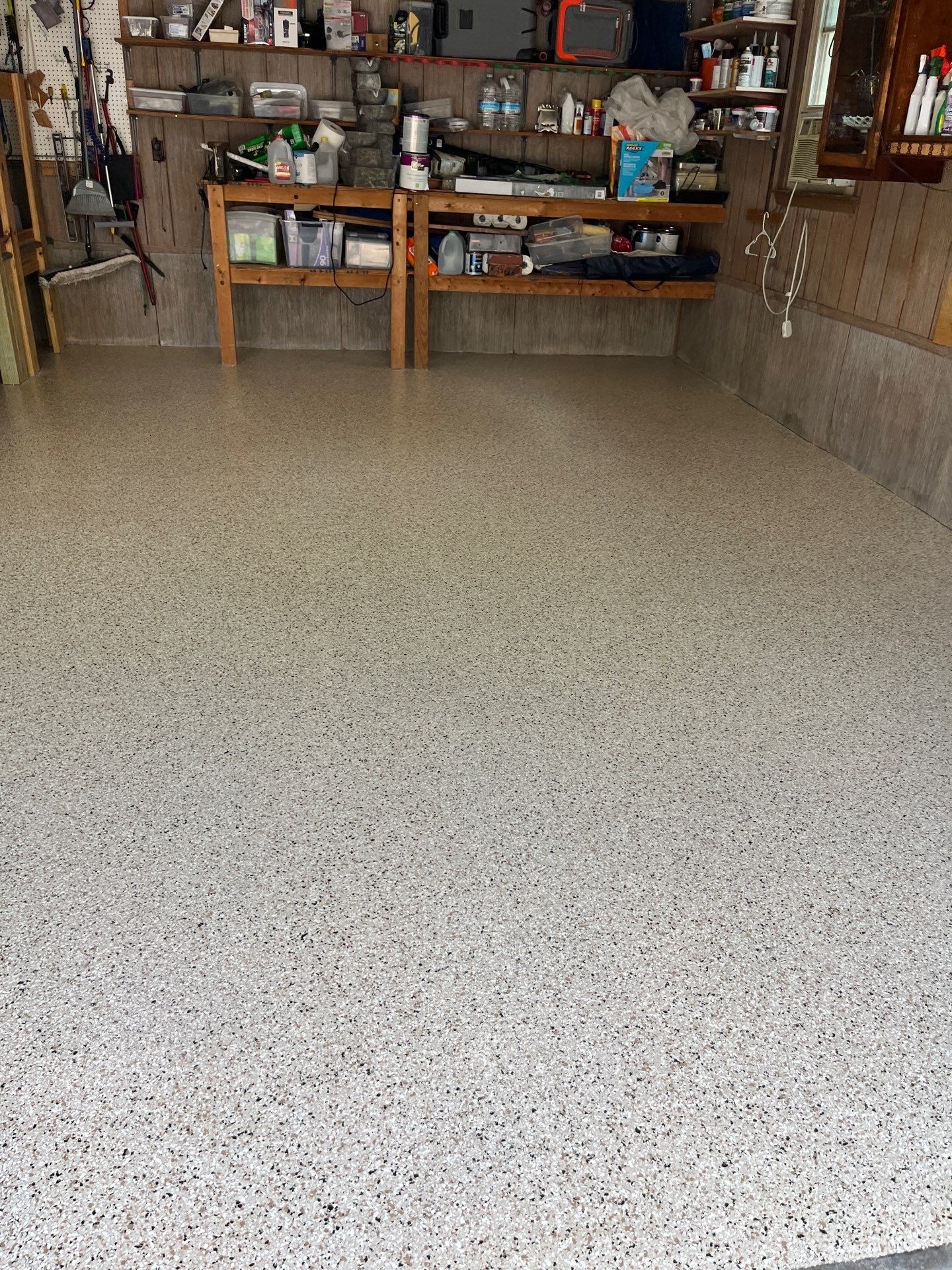 Garage Floor Coating using Shoreline by My Garage Floor Guys