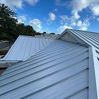 24ga 1.5" Mechanical Seam Mill Finish  by Total Roofing System The Metal Roof Experts