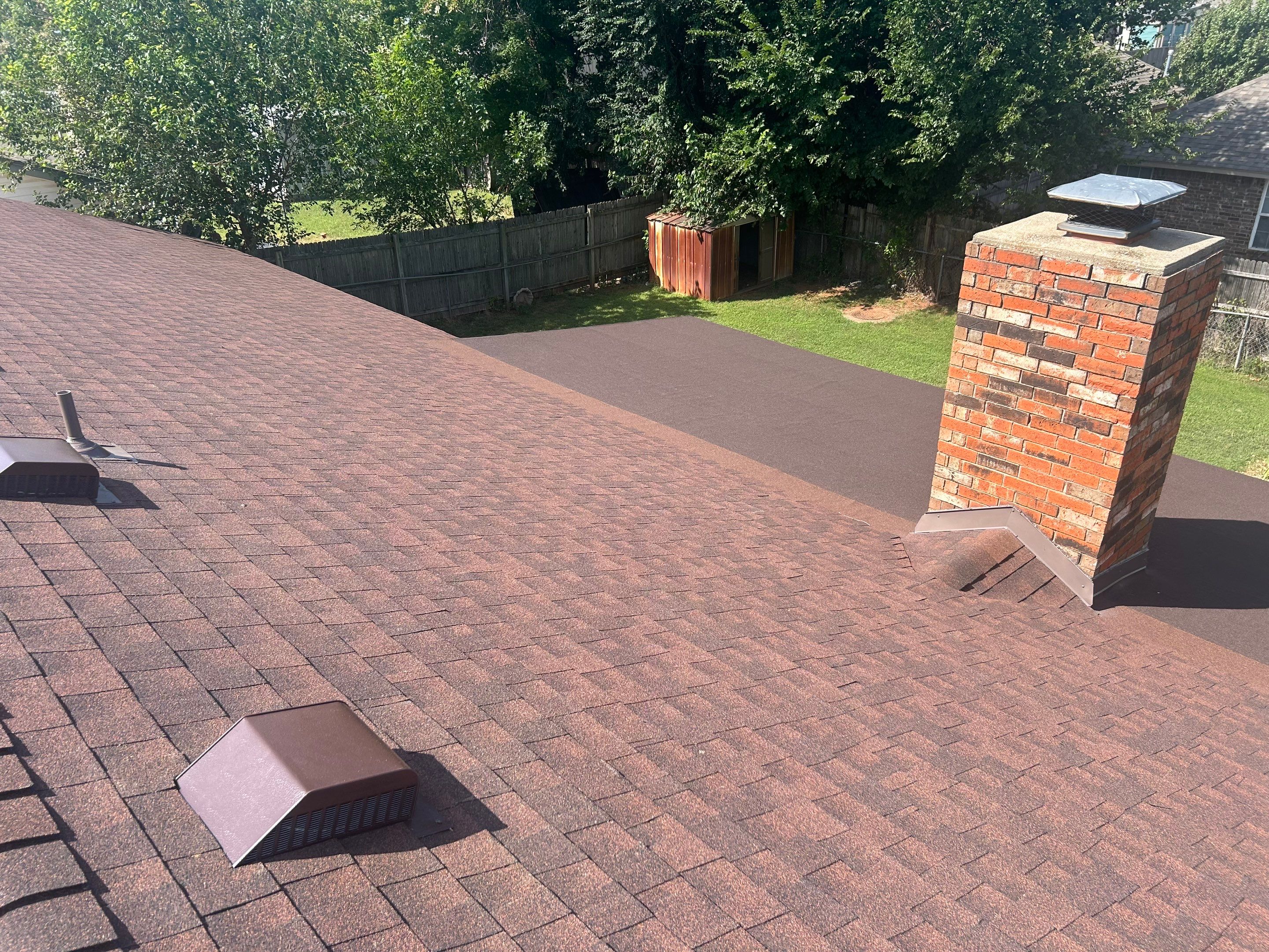 Roof Replacement and Gutter Installation in Oklahoma City, OK by McCann's Roofing and Construction