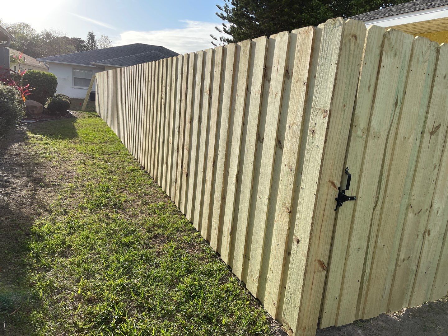 Sarasota, FL 6ft. Tall Treated Board on Board Privacy  Privacy Fence by Asap fence and gates, LLC