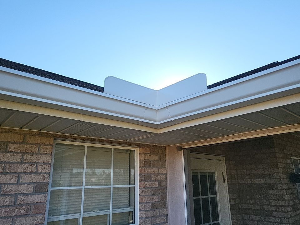 Gutter Installation using K-Style Seamless Gutters by Gutter Professors