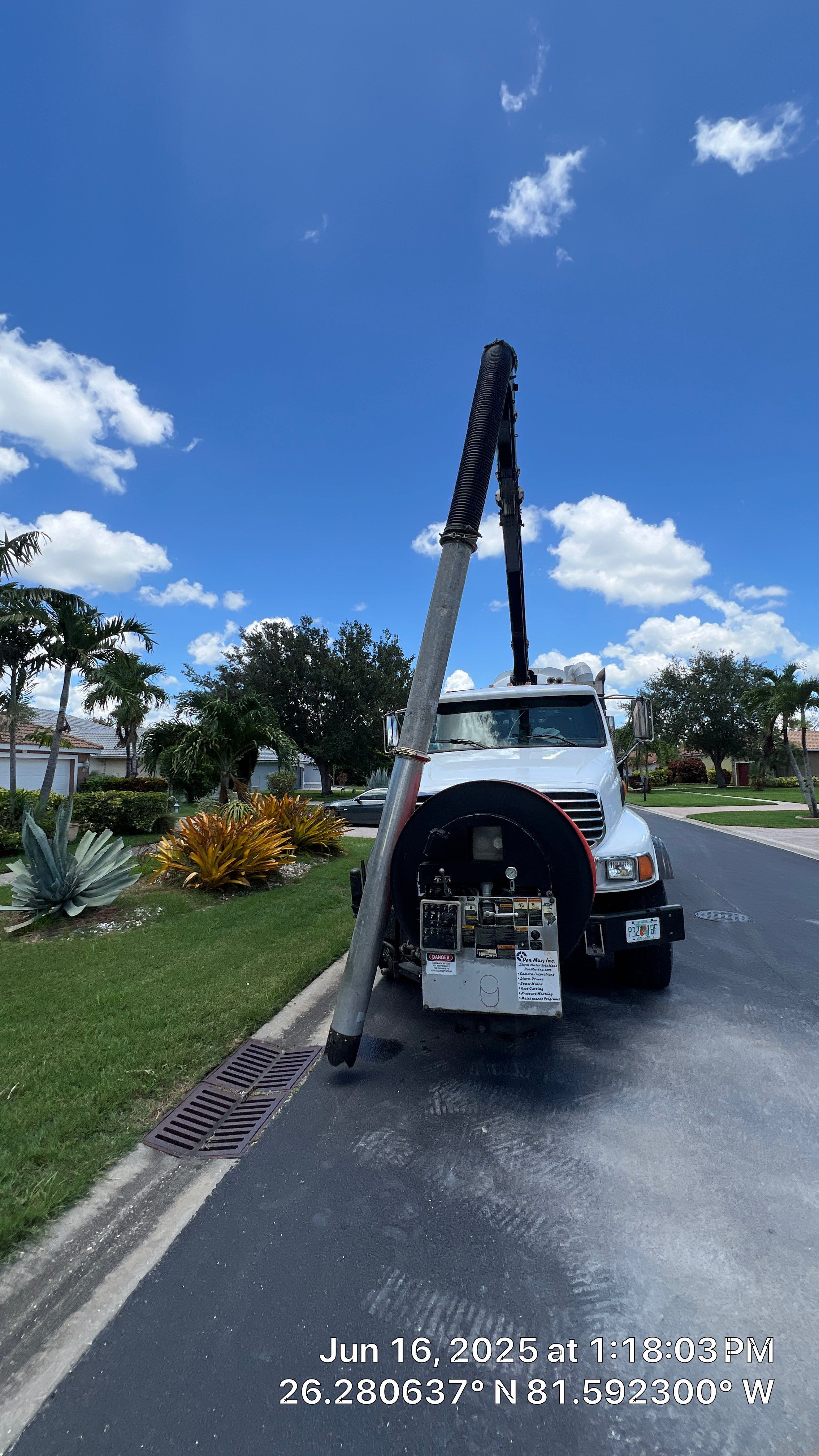 Naples Association Stormwater System Cleaning by Don Mar, Inc. Storm Water Solutions