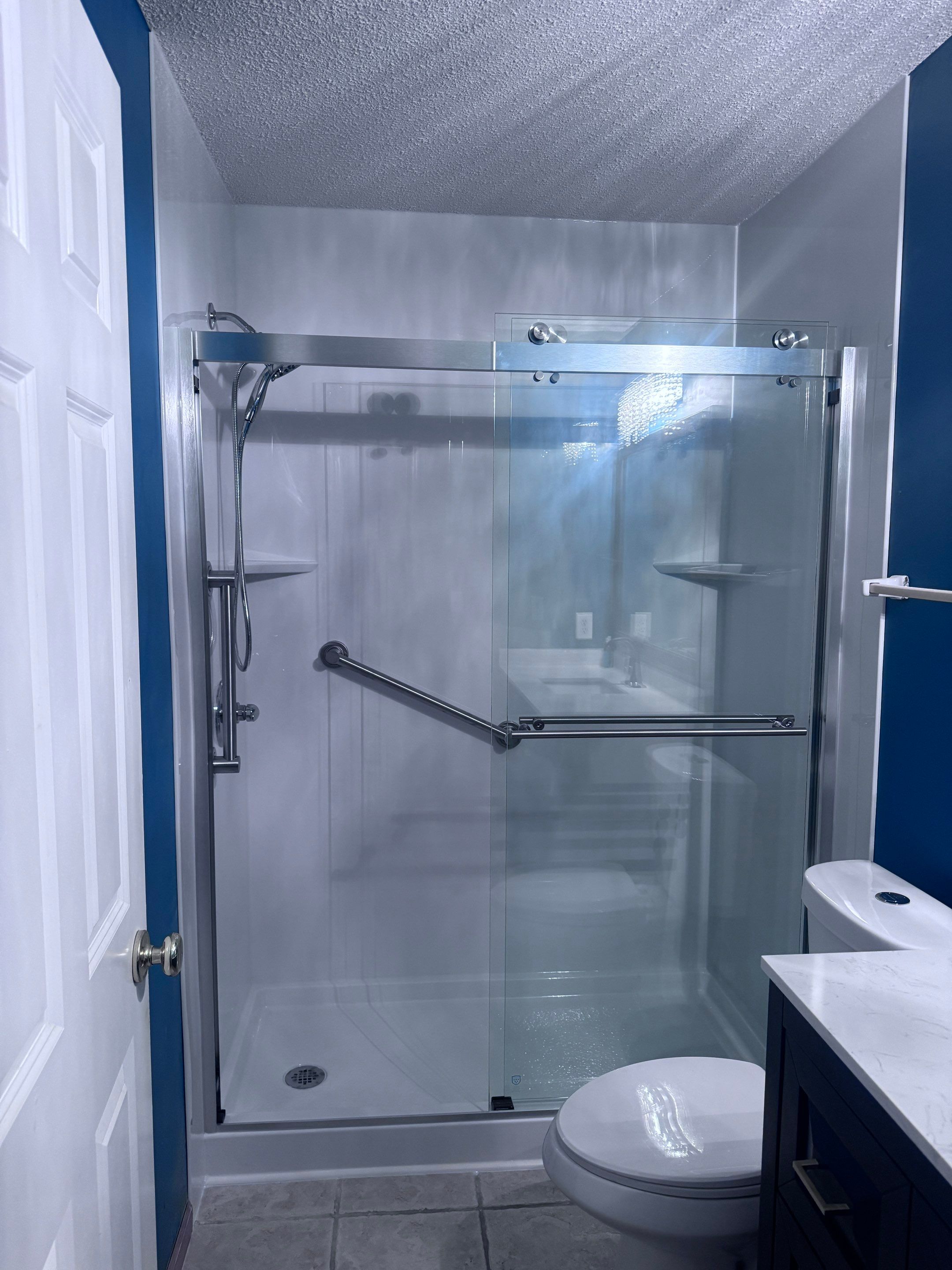Acrylic Walk-in Shower Project in Eagan, MN by Forever Fortified