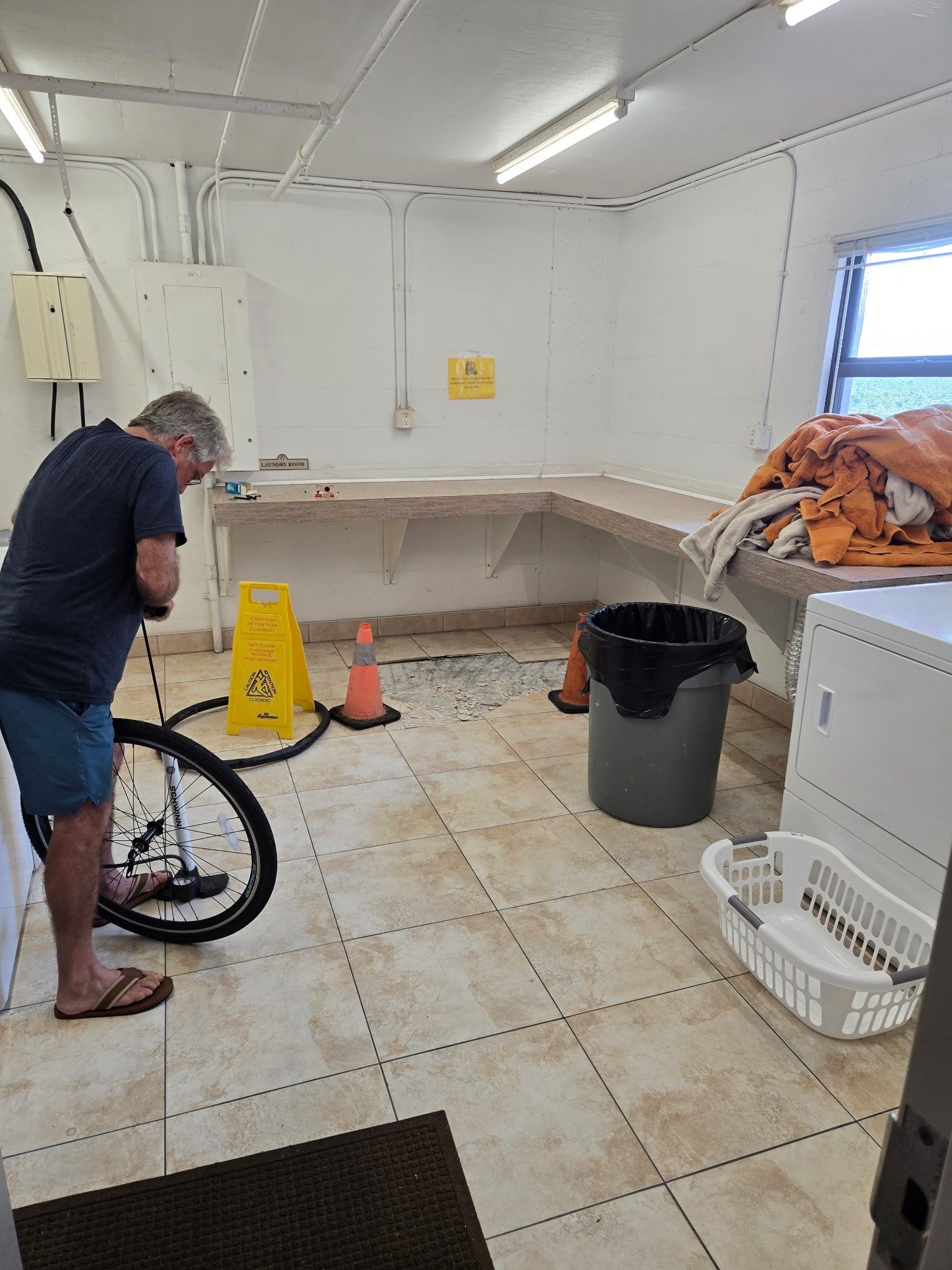 Laundry Tile Upgrade  by Vrmmm Flooring