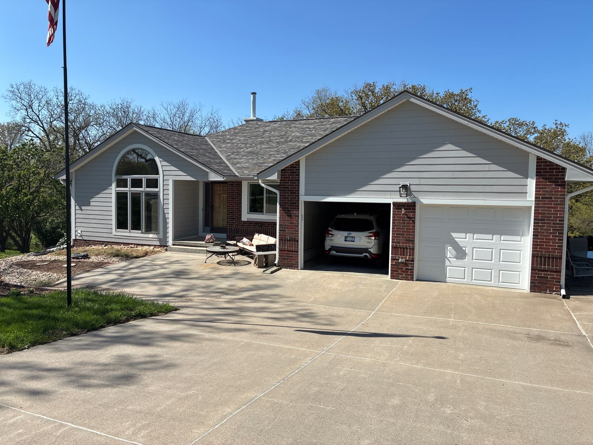 James Hardie Siding and Full Roof Tear Off in Fort Calhoun by Carps Complete Exteriors